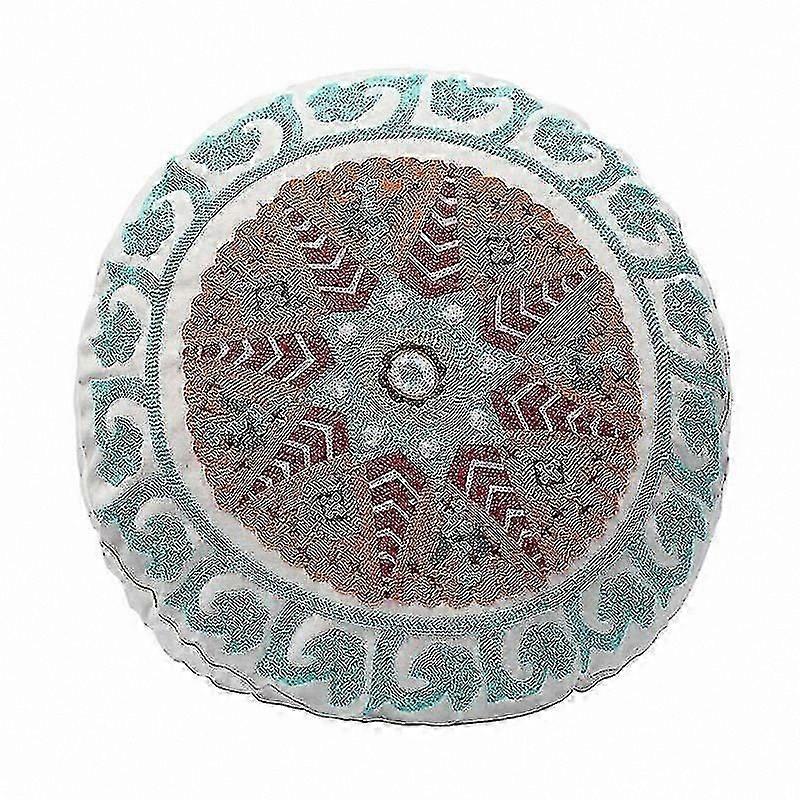 Large Round Floor Pillow with Memory Foam, Meditation Pouf Cushion for Comfortable Seating and Relaxation