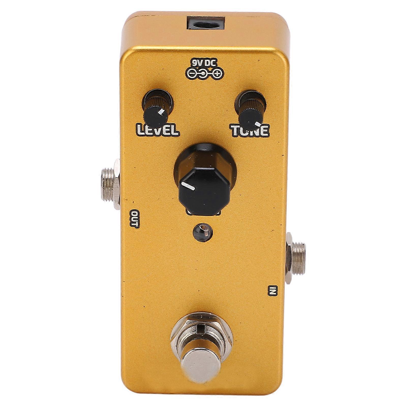 Distortion Pedal Classic Mini Electric Guitar Single Block Effect 3 Button Metal Shell