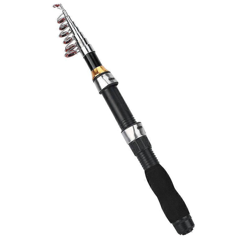 Short Fishing Rod, Telescopic Baitcasting Rod Beautiful Painting Interior Coating for Sea Fishing (1.7m)