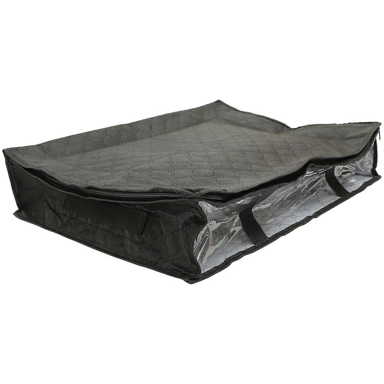 Comforter Storage Bags Underneath Bed Storage Large Capacity Non-Woven Breathable Dust-Proof with Handles for Home Users 1Pcs