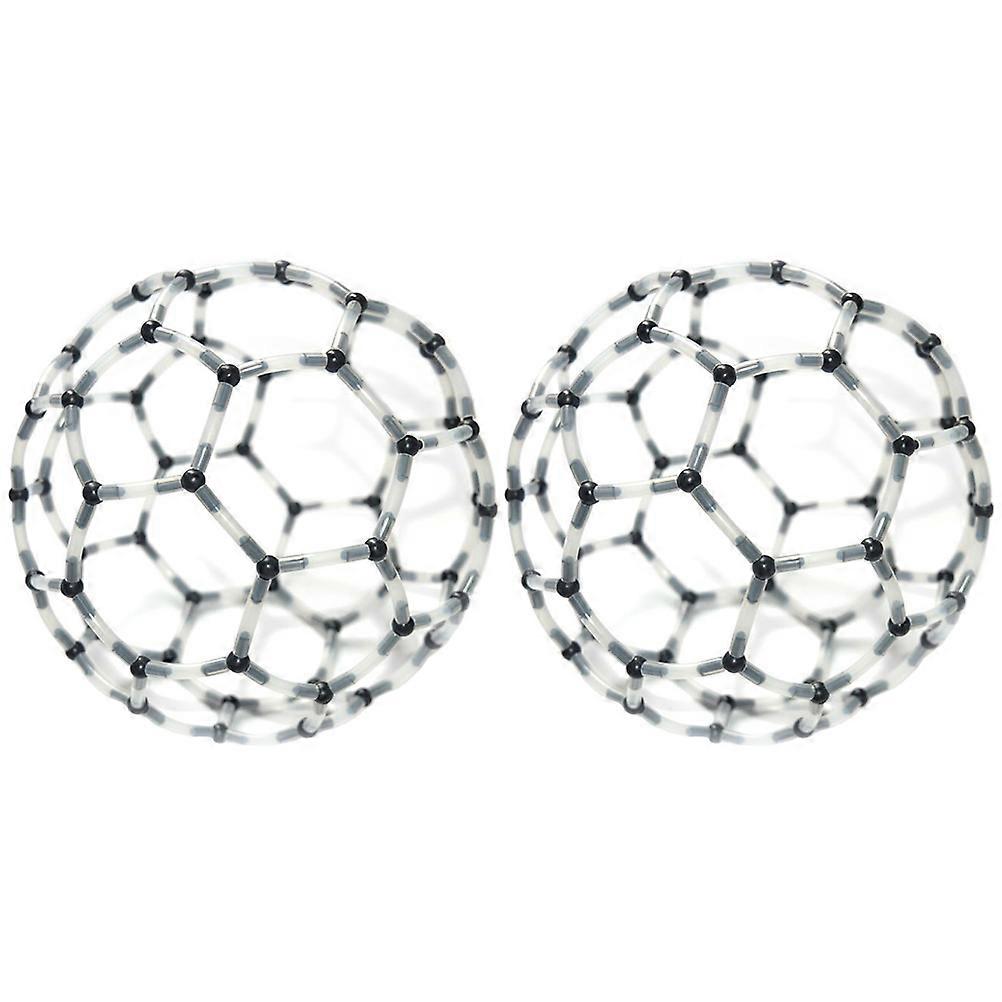 Molecule Model Kit Chemistry Teaching Aid Students Black Plastic 2 Sets