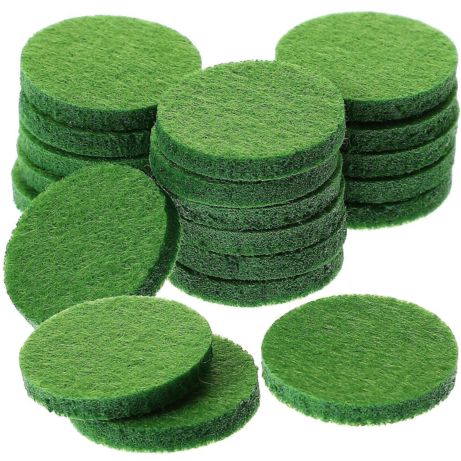 Cotton Diffuser Refill Pads 100pcs Essential Oil Pads for Air Purification, Compatible with Diffuser Lockets, Car Vent Clips & Home Use