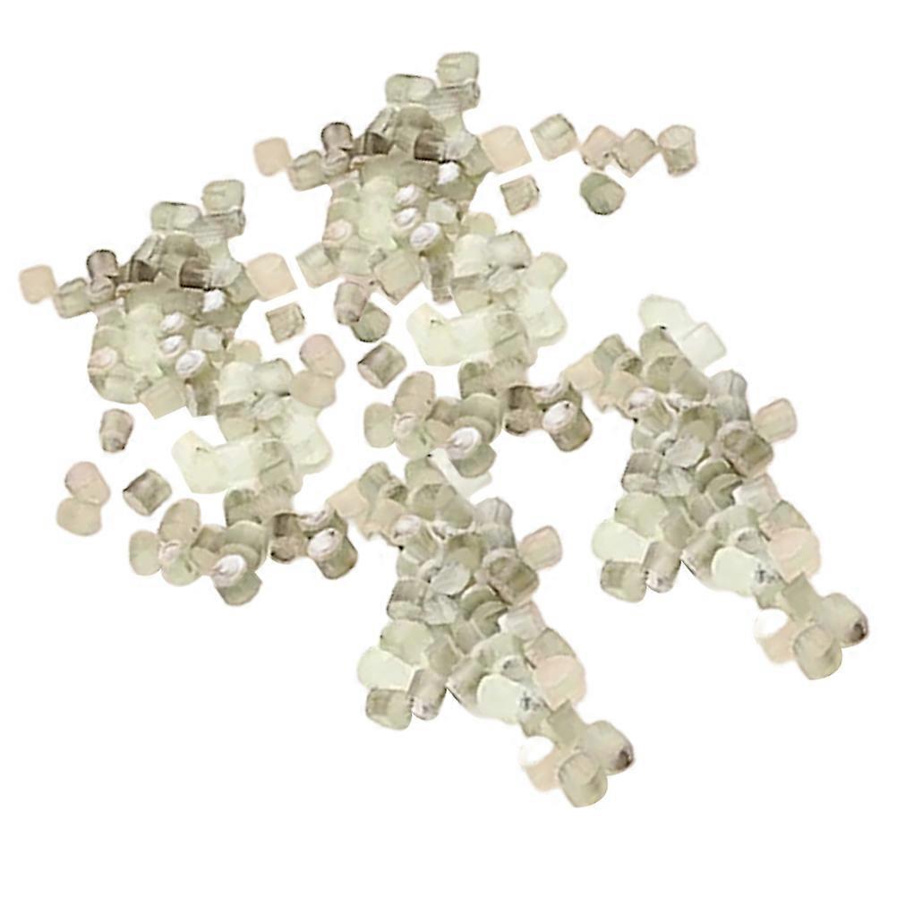 ギターフレットポジションマーカー、アクリル酸アイボリー色製、ギターメンテナンス用品用100個