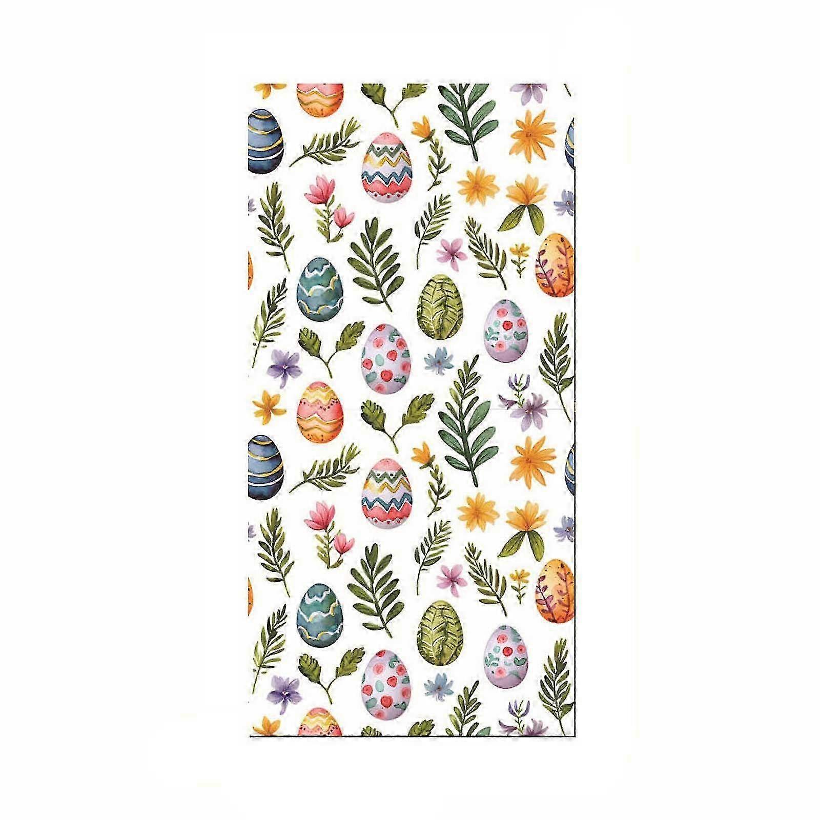 Easter Egg Stained Glass Stickers for Plants - Vibrant Festive Decorations for Home and Holiday D��cor