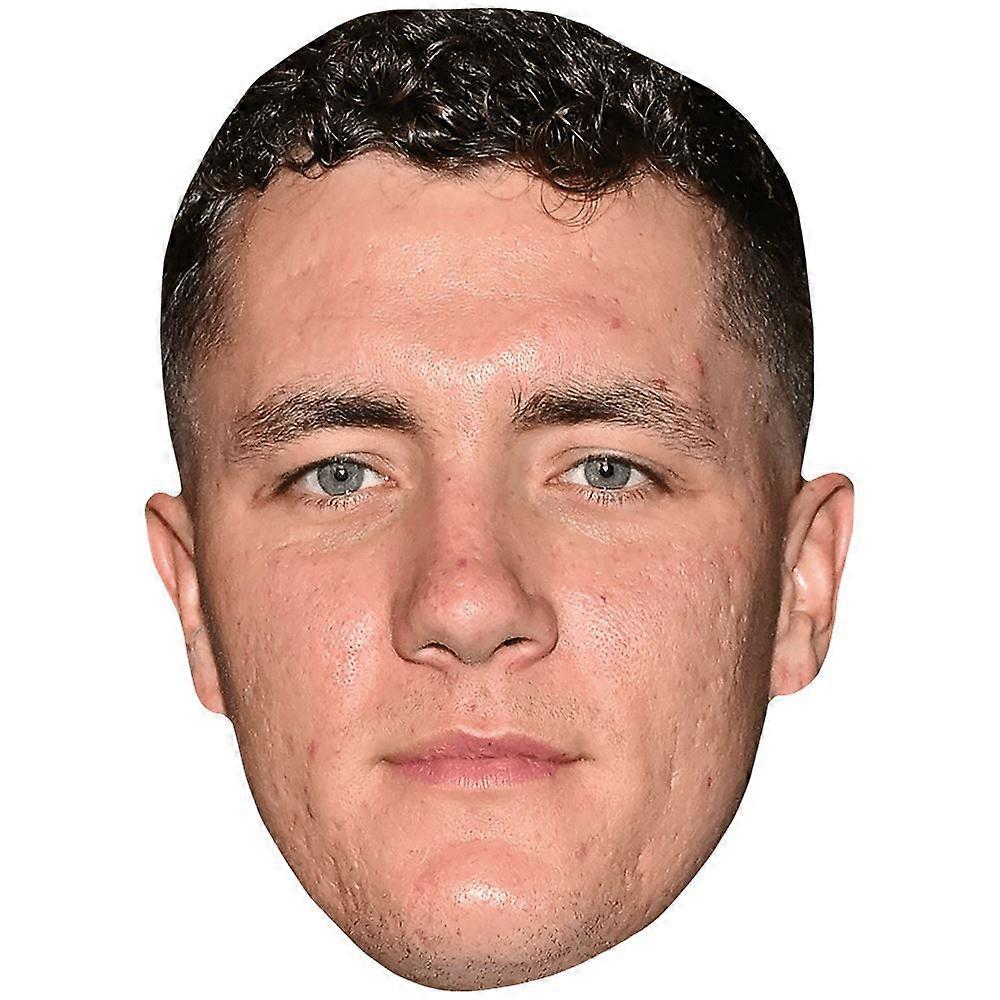 Hunter Brown (Short Hair) Celebrity Mask, Flat Card Face
