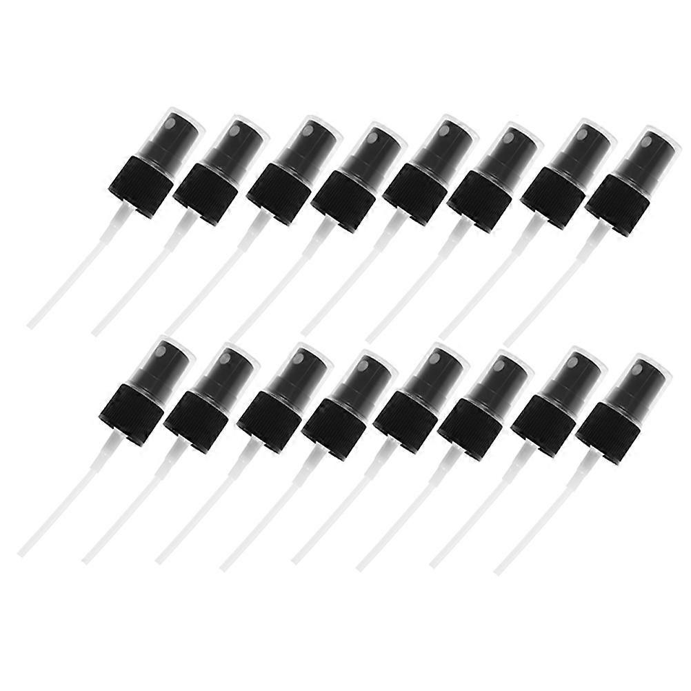 Perfume Sprayer Replacement Nozzle 20Set Fine Mist Spray For Home Office Travel Use Black Durable PP Material