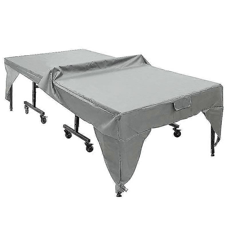 Gray Gray Outdoor Ping Pong Table Dust Cover, Convenient, Waterproof, Easy To Clean - Wear-resistant, For Indoor And Outdoor Furniture Protection