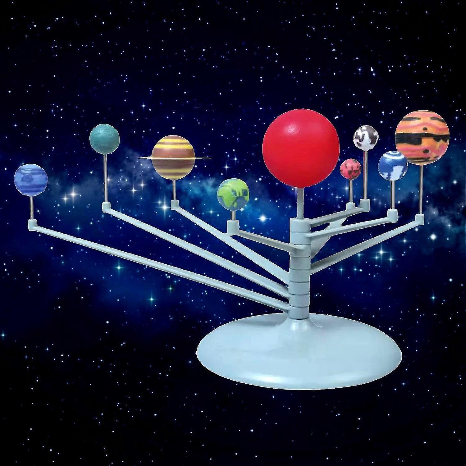 Solar System Planetarium DIY Model Kit for Kids - STEM Astronomy Science Educational Toy with Glow in The Dark Planets