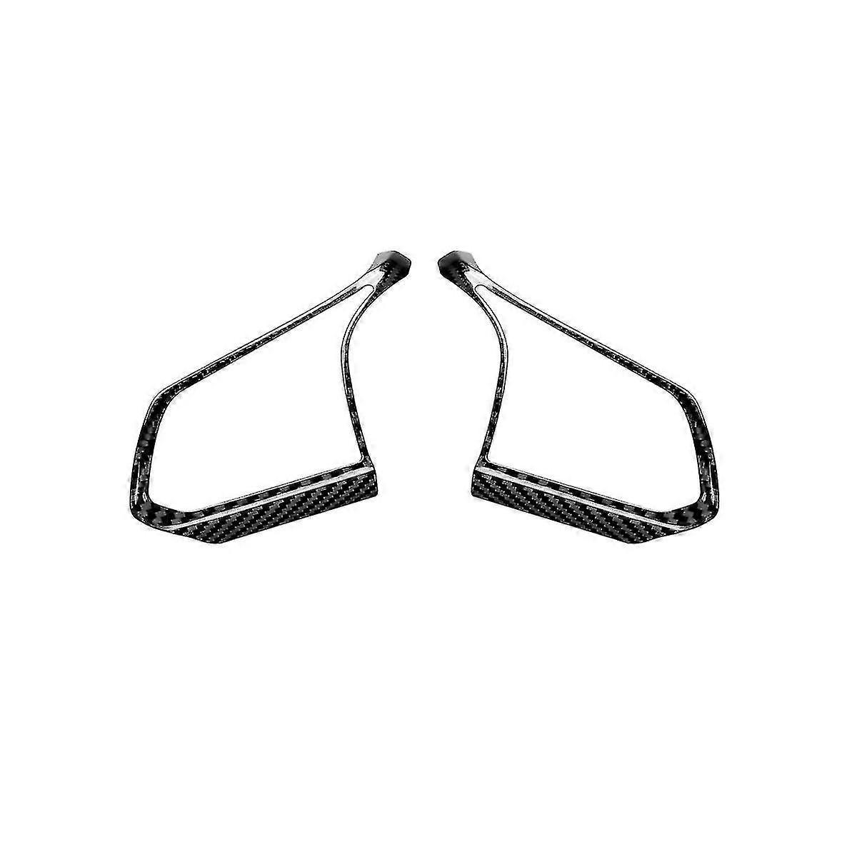 Steering wheel button outer cover, 2020 - 2022 C8 Z51, High-quality carbon fiber, Excellent fit
