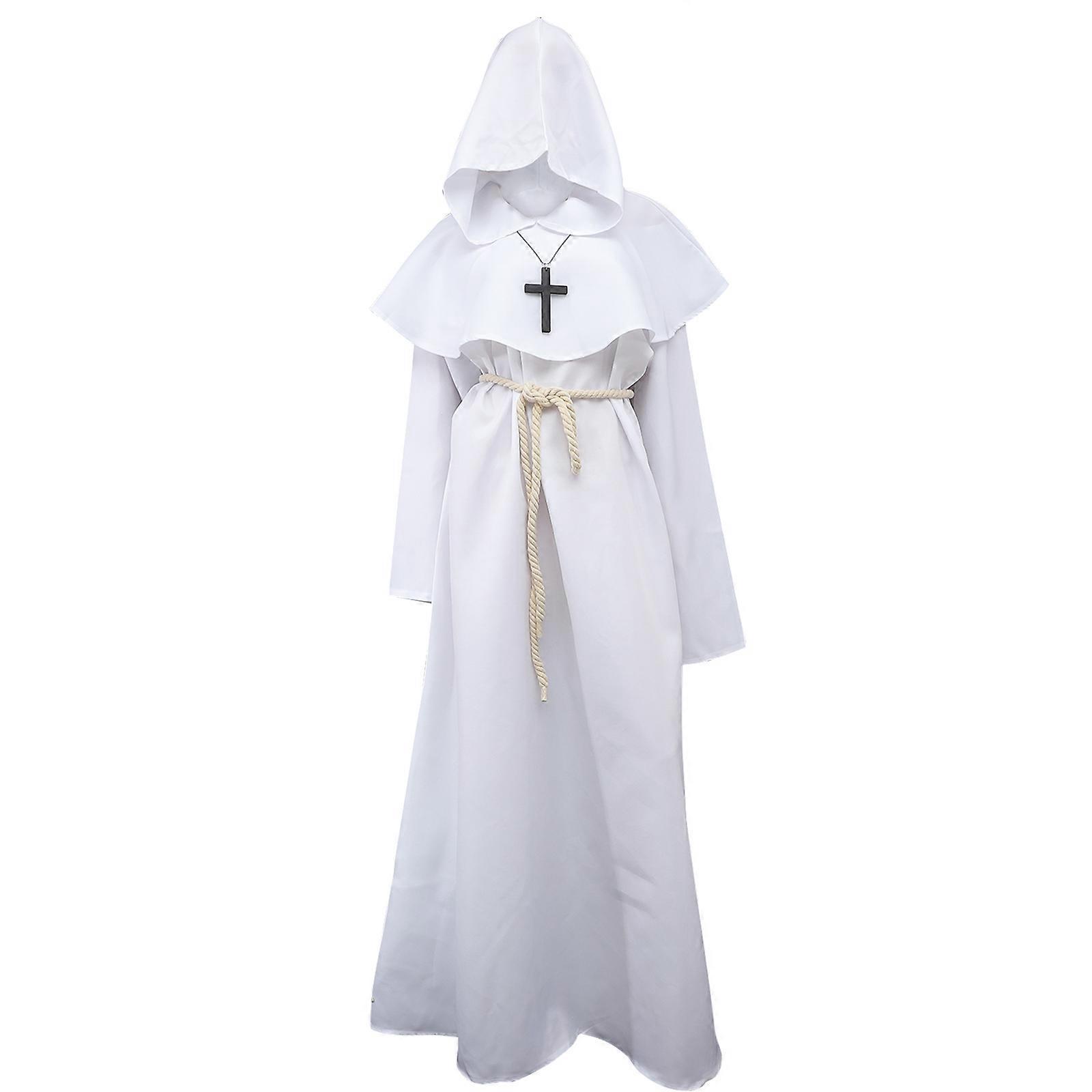 Medieval Friar Robe Suitable For Costume Party And Events With Simple Fashionable Style Available With Hood Piece