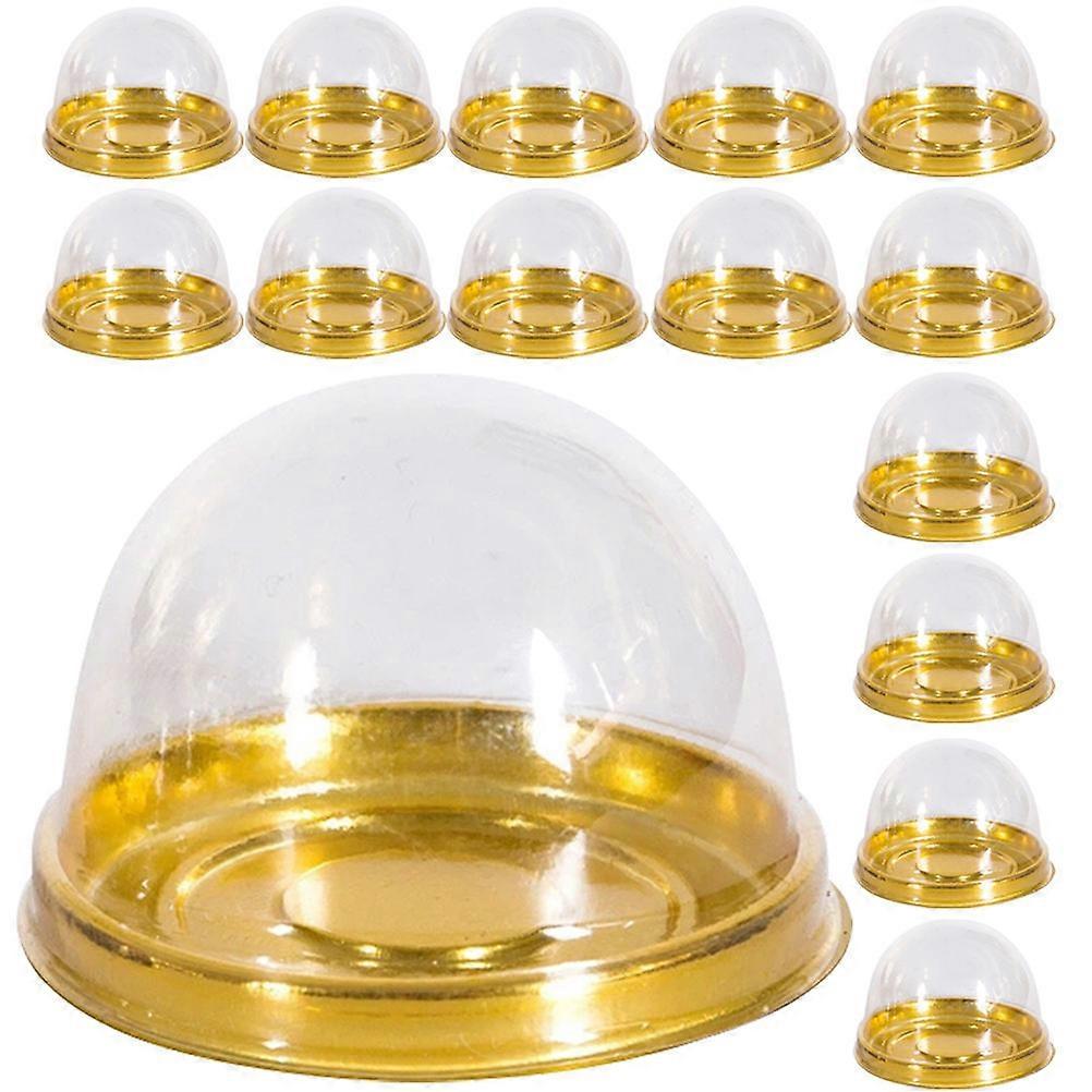 Small Cake Boxes 150Set For Cake Baking And Packaging Suitable For Birthday Parties Made Of Plastic With Golden Color