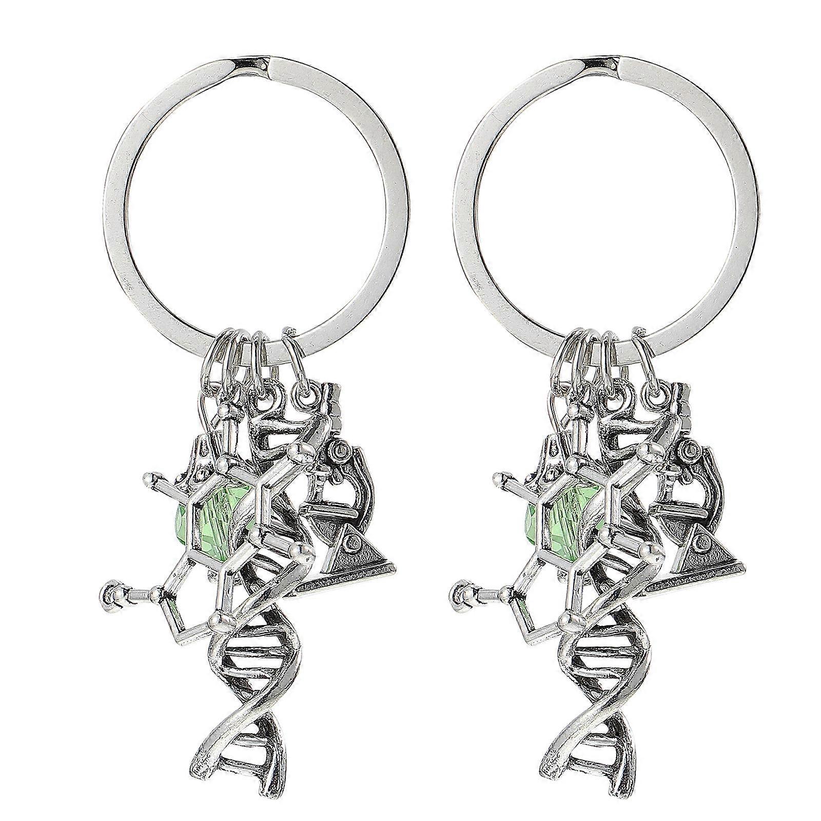 مجموعة سحر سلسلة المفاتيح العلمية الكيمياء قلادة حلقة المفاتيح لهمية الكيمياء الحيوية للمعلمين لعيد ميلاد أو هدية يوم المعلم