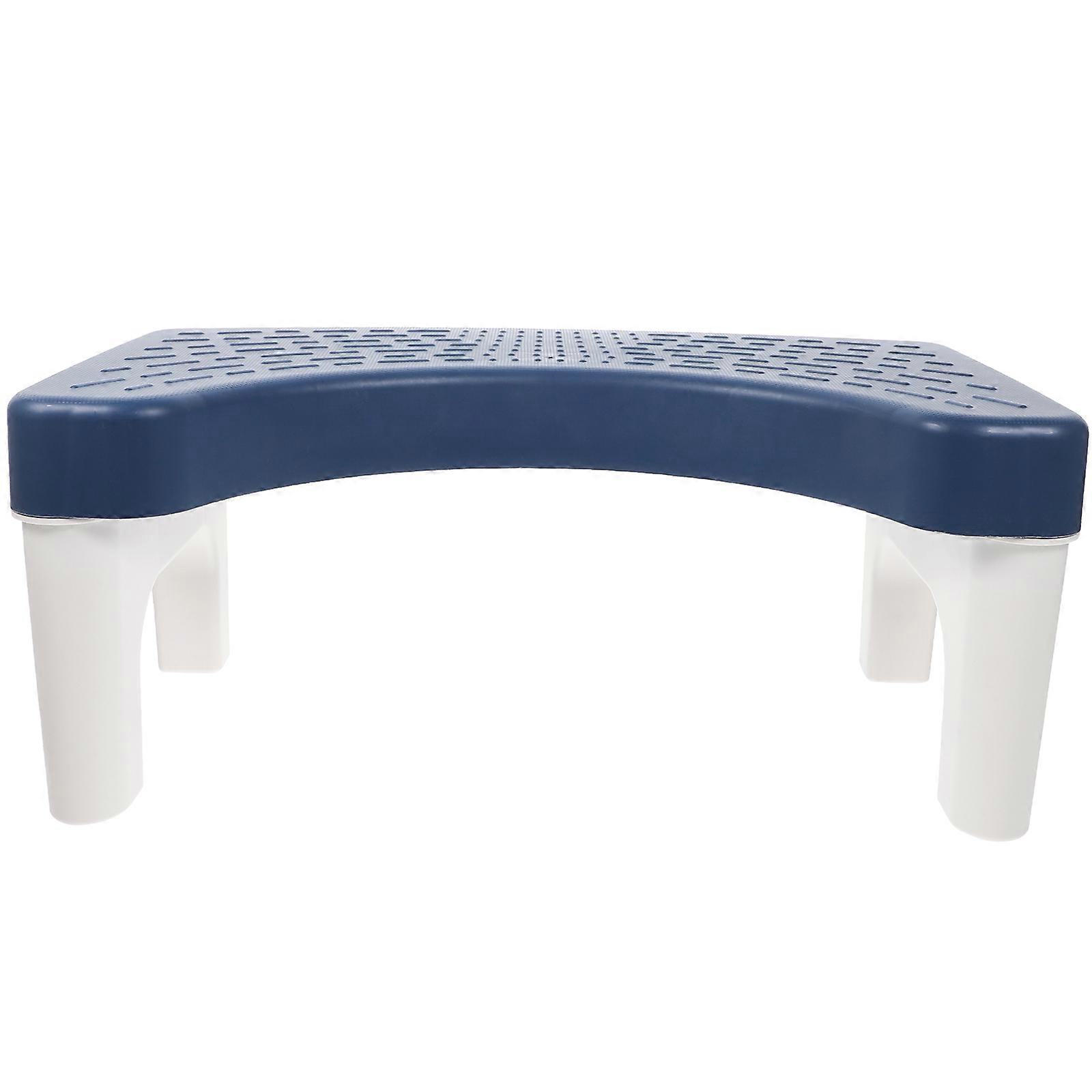 Non Slip Thickened Footstool for Adults – Comfortable Toilet Step with Skid Resistant Base for Bathroom Use