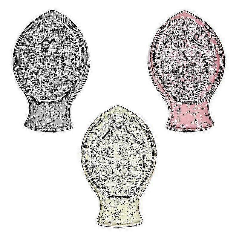 2025 3pcs Soap Dishes, Creative Cartoon Soap Dish