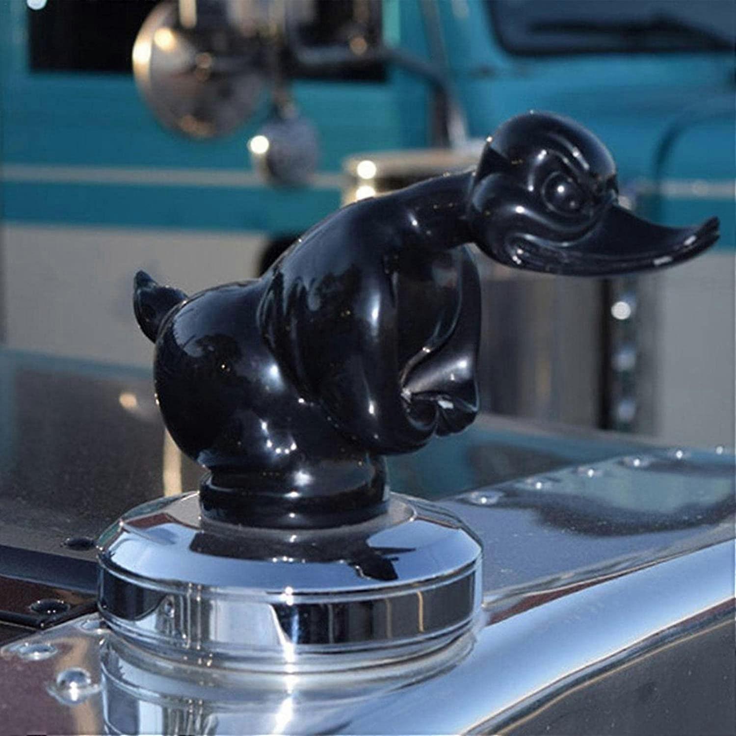 Angry Rubber Duck Radiator Figure for Cars, Truck Emblem, Cool Decorative Car Accessory, 3D Rubber Duck Figure