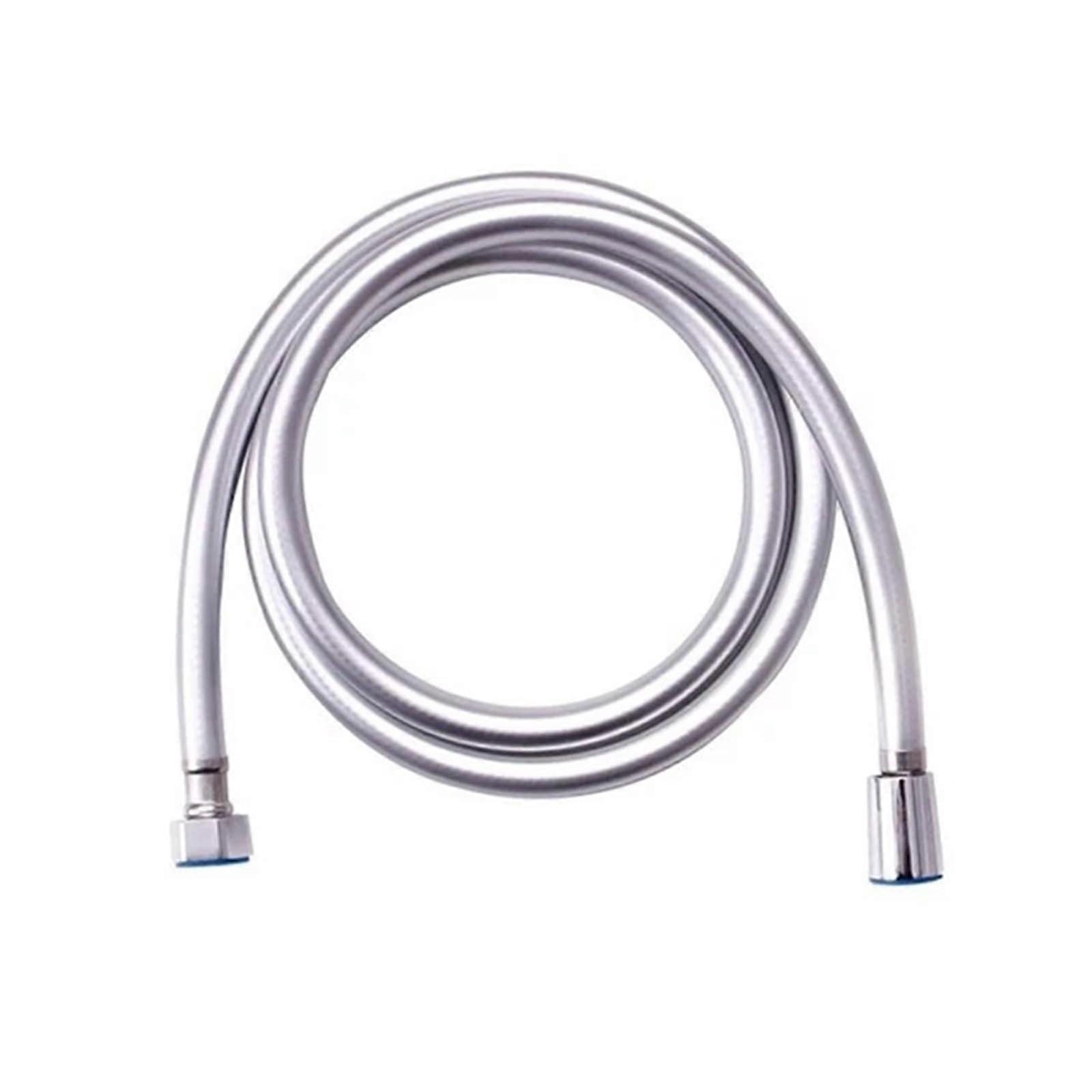Shower Hose Silicone Flexible 1.5m/2m/3m Silver 150cm Multi-Layer Sanitary Bathroom Accessory