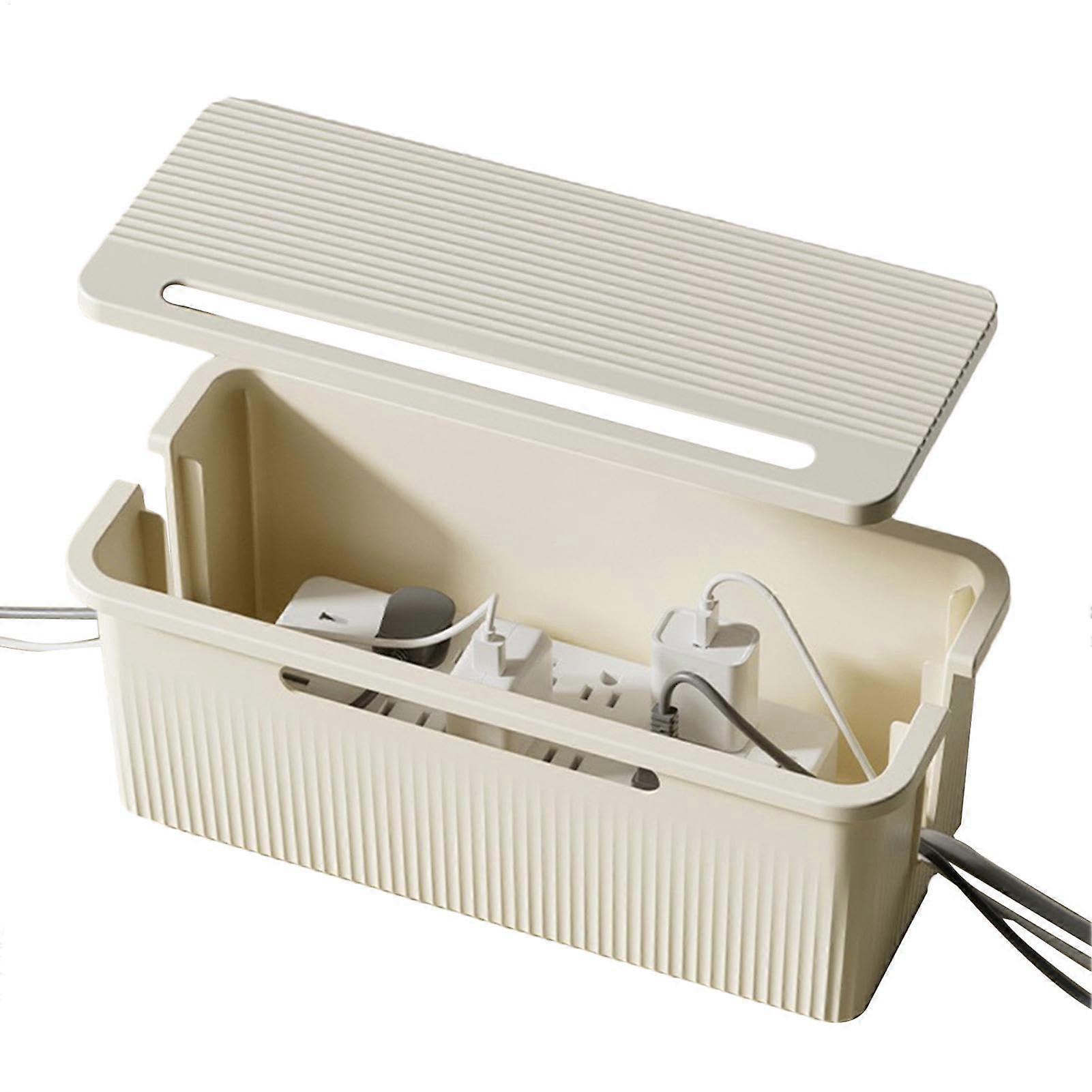 Steckdose Staubsicherheitsbox Dustproof Cable Concealer Box Socket Concealer Organizer For Living Room, Study, Office