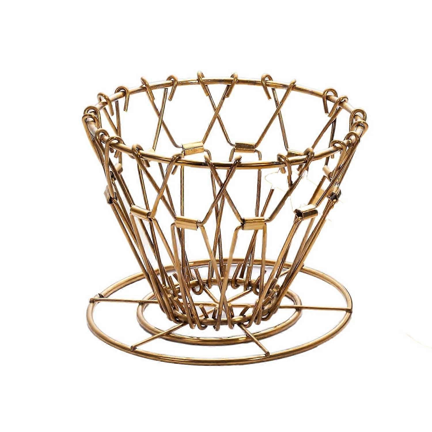 Foldable Pour-Over Coffee Filter - Metal Coffee Filter for Camping