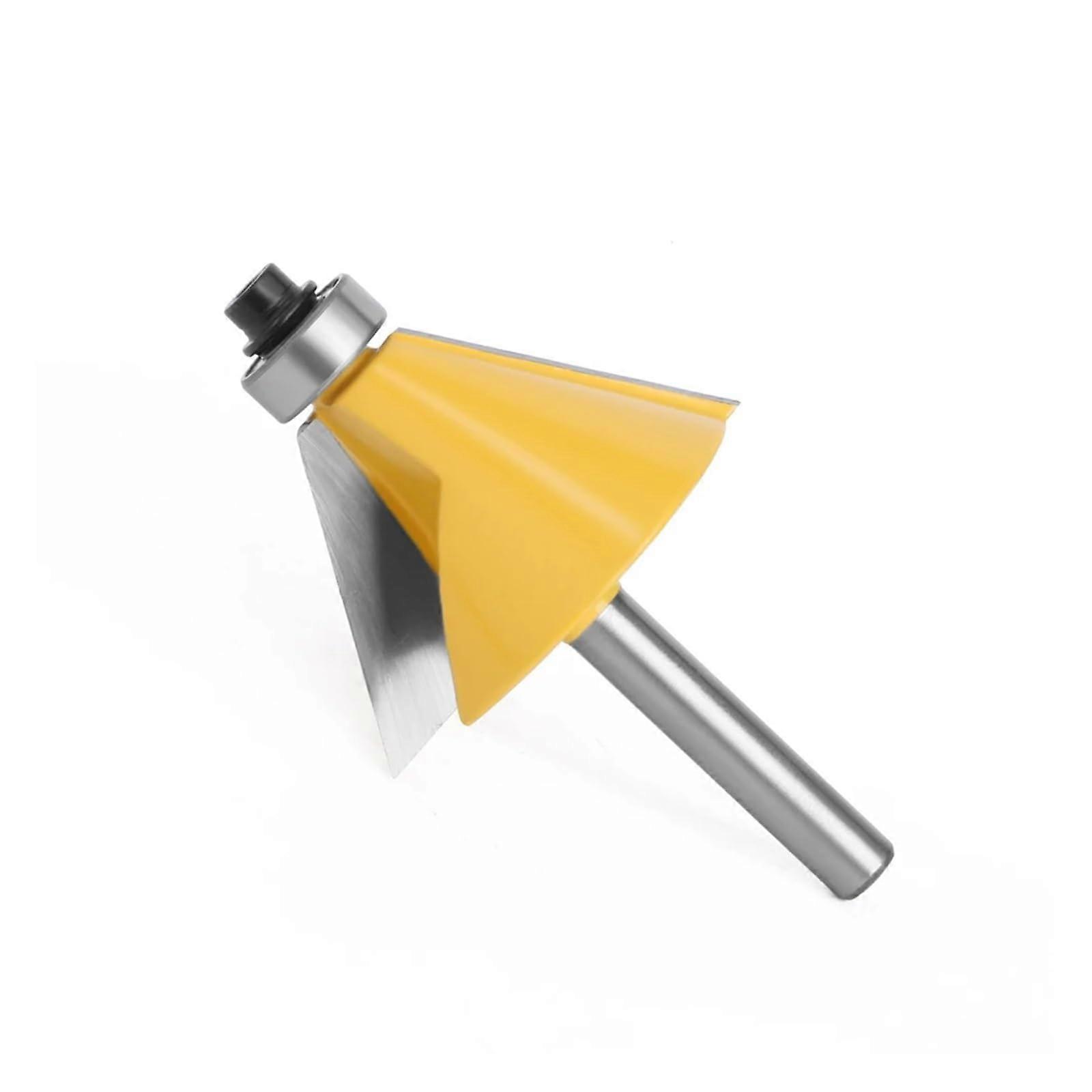 1/4 Inch Shank 11.25 15 22.5 30 45 Degree Chamfer Router Bit Two Flute Woodworking Cutting Tool