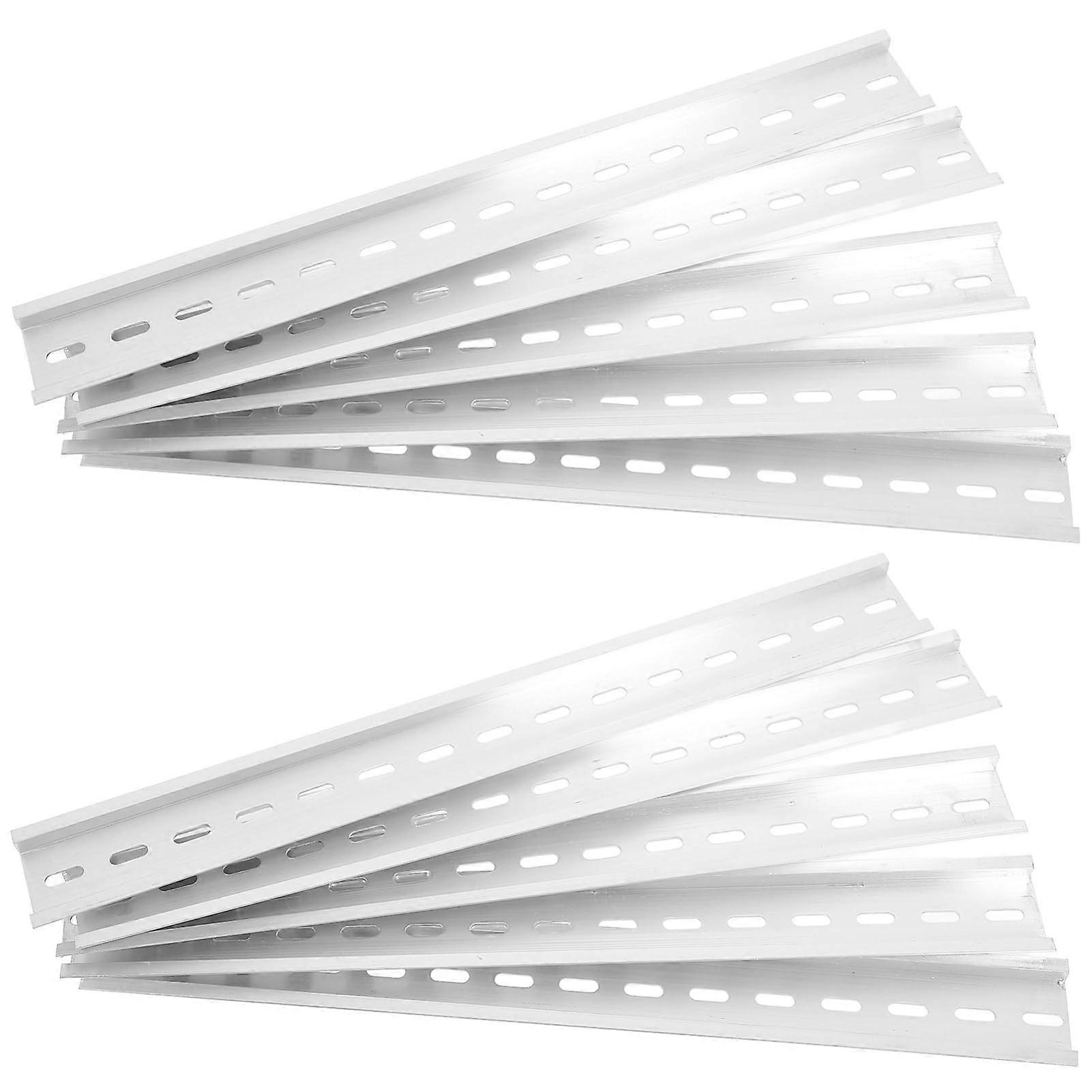 Din Rail Mounting Guide 30cm C45 Slot for Electrical Components and DZ47 Circuit Breaker Clamp