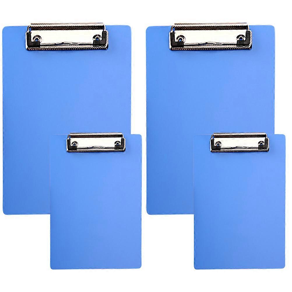 Thickened 4PCS Clipboard Writing Surface Multi Purpose File Holder for Office Document Organization Restaurant Order Board Everyday Use