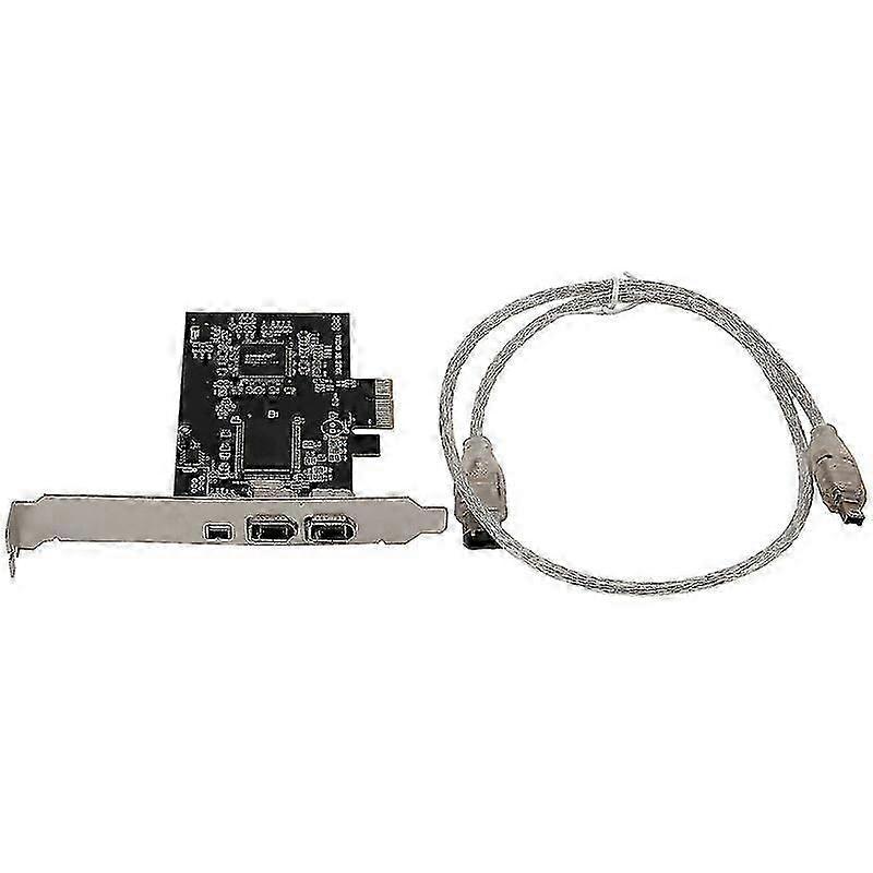 Scheda Firewire 1394, scheda di espansione Firewire PCIe 1394a a 3 porte, da PCI Express a