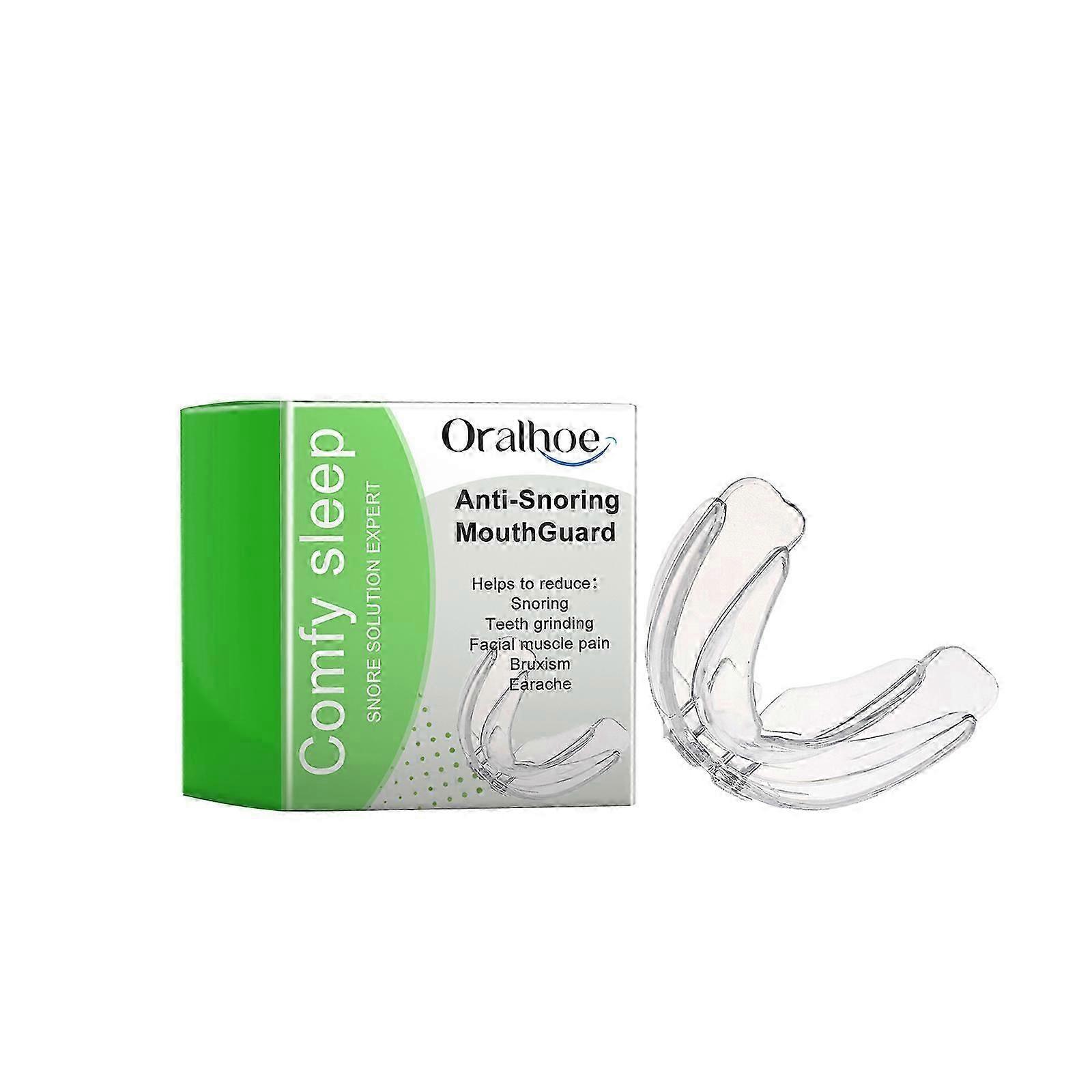 Oralhoe anti snoring braces prevent snoring during nighttime sleep, grind teeth to care for sleep, stop snoring, and care for braces