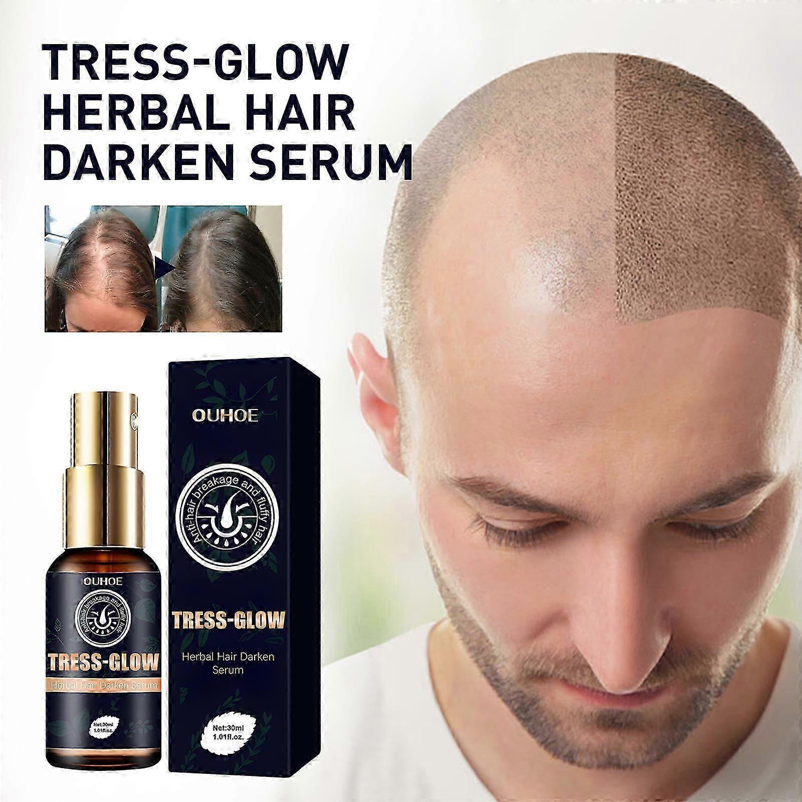 OUHOE Herbal Hair Care Essence: Gently moisturizes the scalp, smooths and massages the hair, and enhances beard luster.