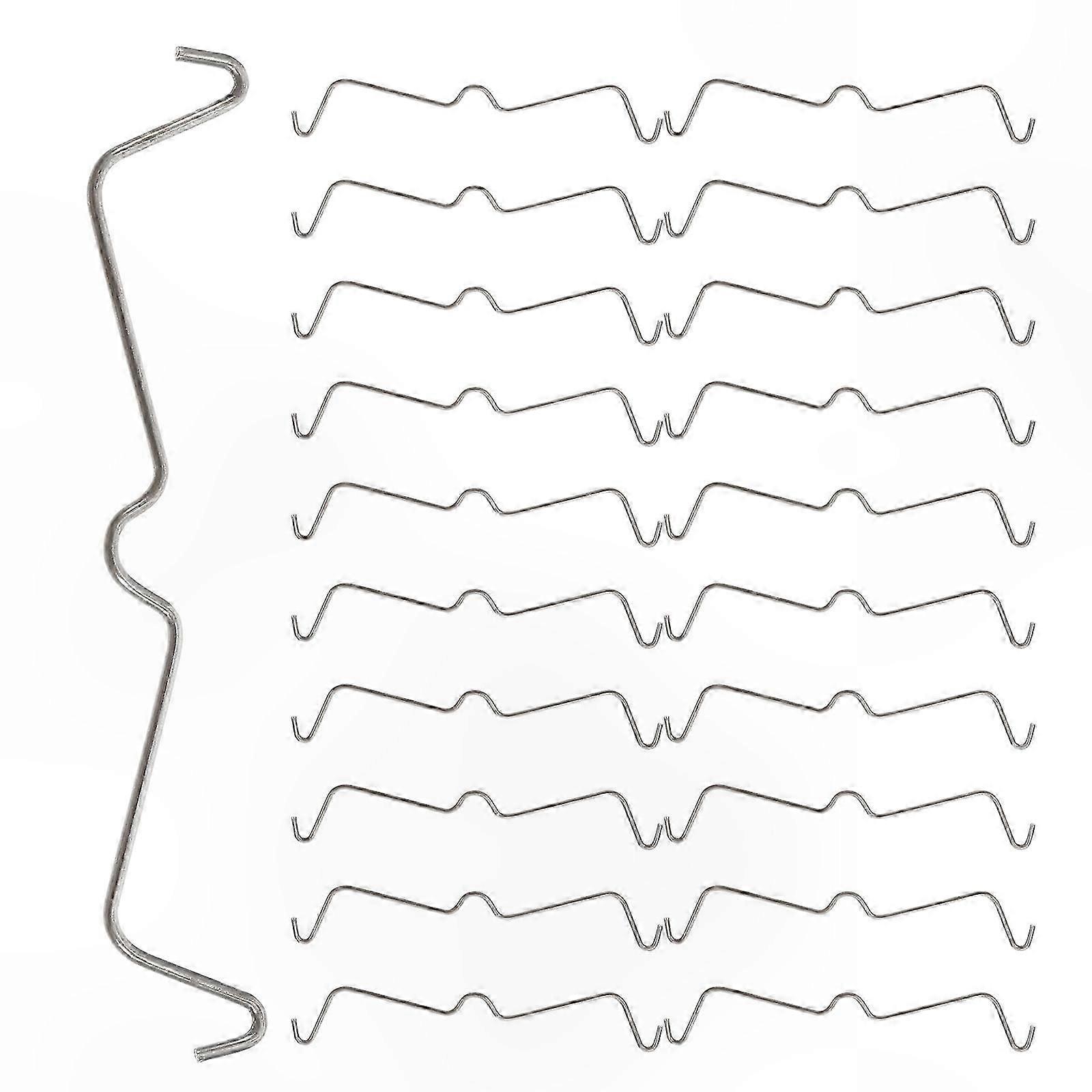 Pegboard Hooks with Locking Hangers for Storage