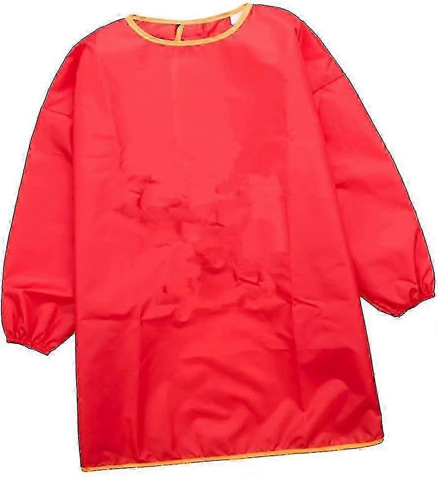 barnas maleri smock, barnas forkle, bib blå, s