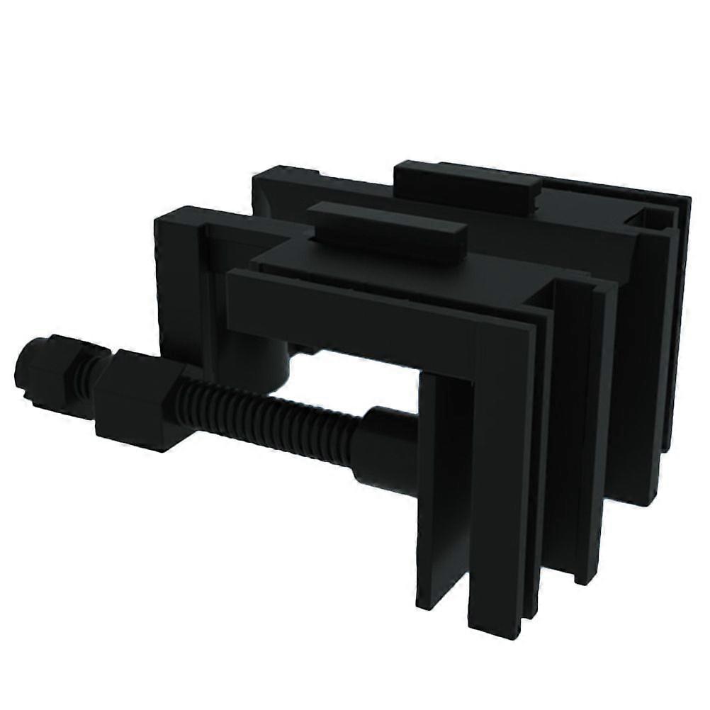 Multifunction Acrylic Filter Inlet Outlet Pipe Clamp Aquarium Pipe Holder Fish Tank Pipe Fixed Clip (Black)