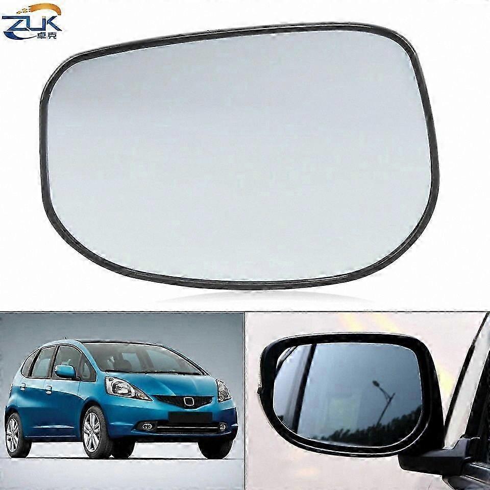 Compatible Left Right Outer Side Mirror Glass Lens for FIT JAZZ GE6 GE8 HYBRID GP1 2009-2014 Models Replacement Part