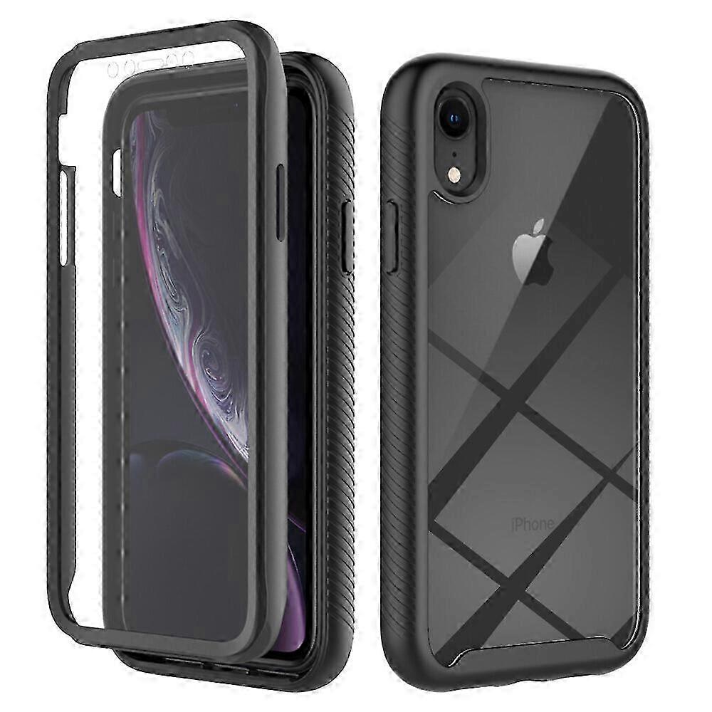 Case for iPhone XR with Screen Protector Transparent Full-body Clea...