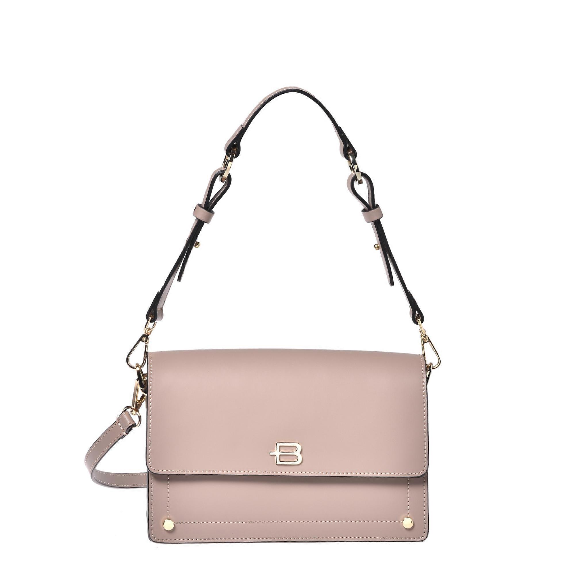 Baldinini - Nude Leather Shoulder Bag