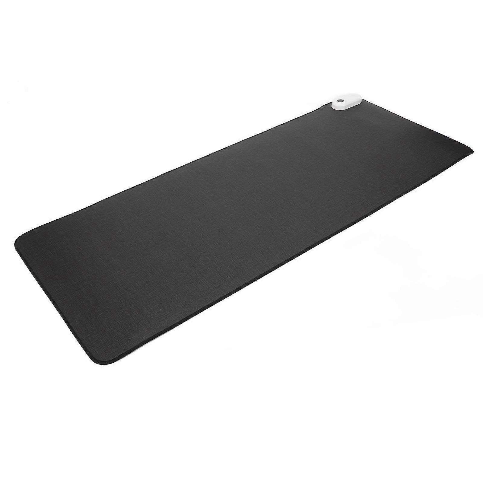 Heated Mouse Pad 150W 31.5x13in PU Leather 3 Temp Modes Auto Off