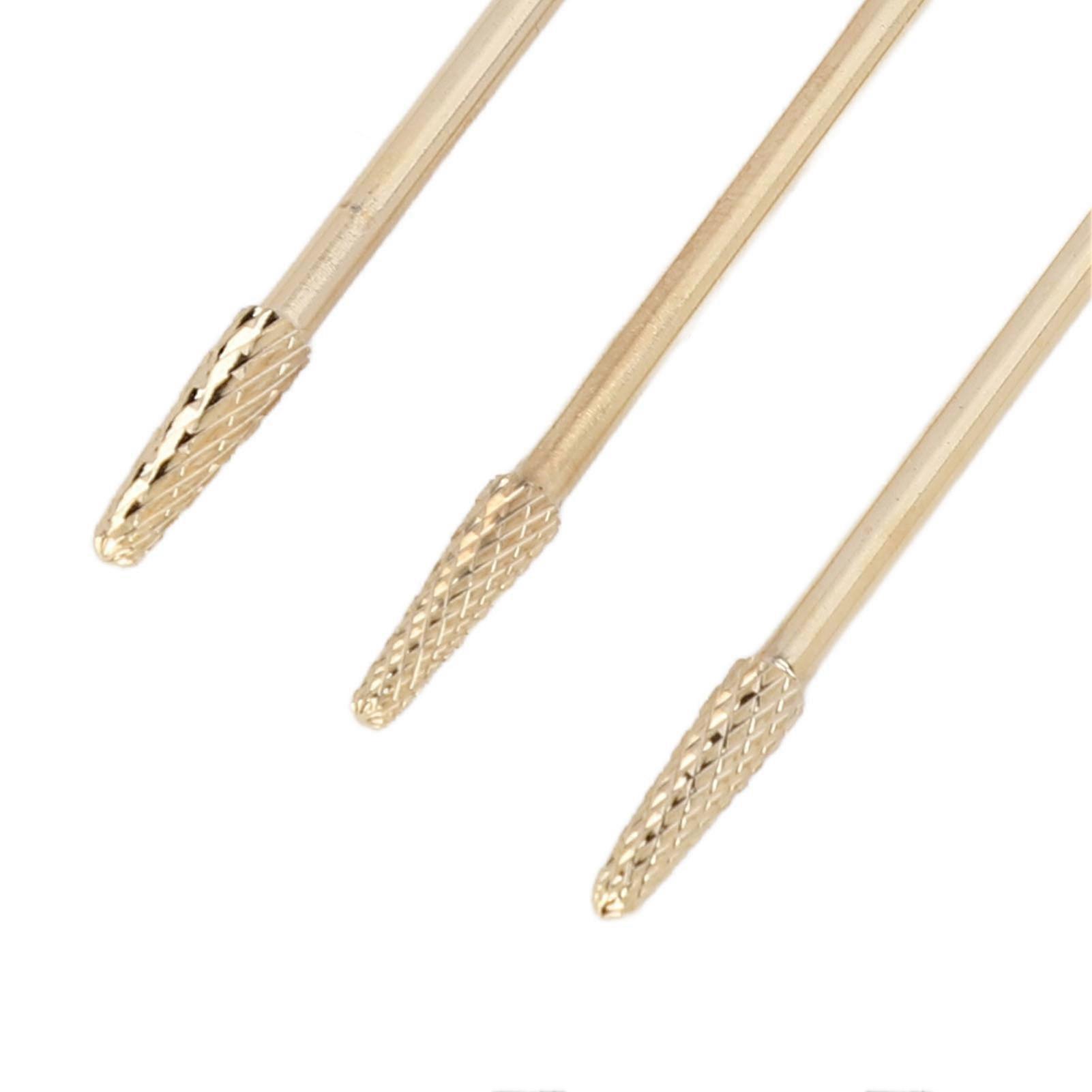 3pcs Replacement Heads for Nail Drill Polisher Manicure Machine for Home and Shop Use