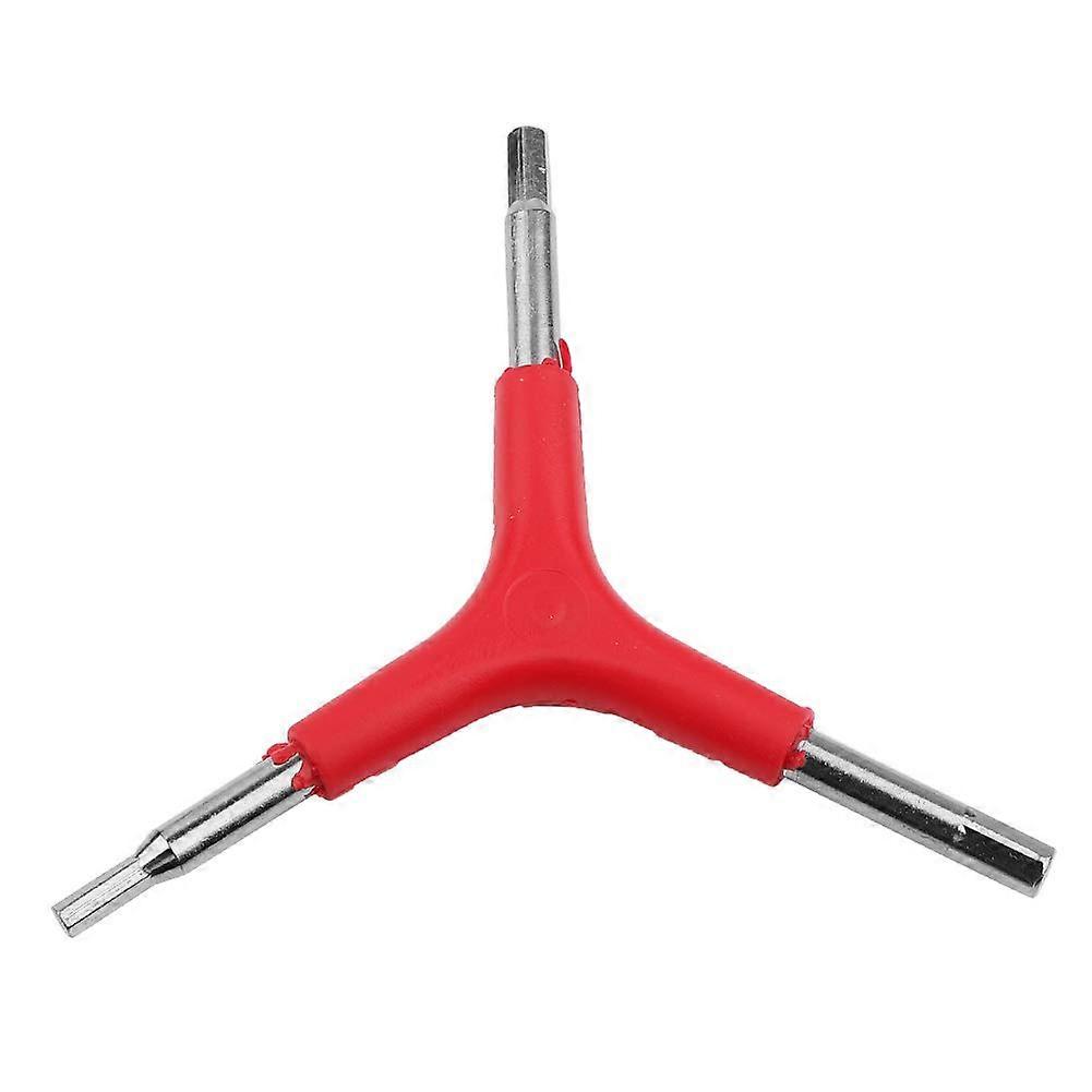Three Way Inner Hex Wrench For Bicycle Maintenance And , Lightweight Aluminum Bike Hex Key, Outdoor Cycling Tool