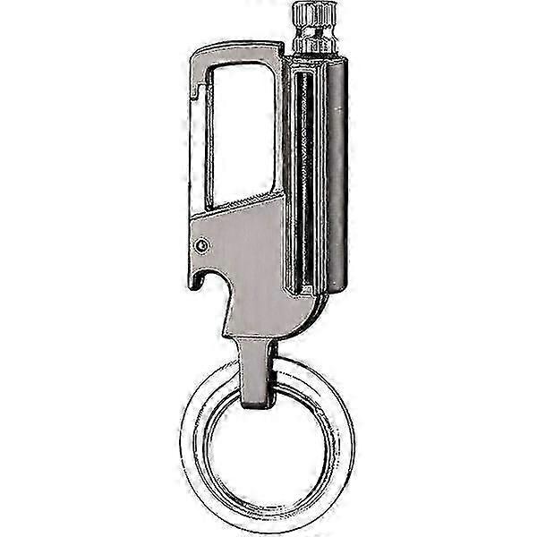 Metal lighter for outdoor adventures with refillable kerosene