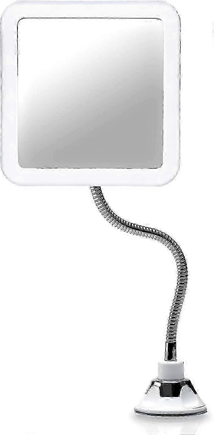 Flexible Magnifying Mirror With Led Light, 5x Magnification, Strong Suction Cup - Illuminated Makeup Mirror With Glare-free Lighting (mira +)