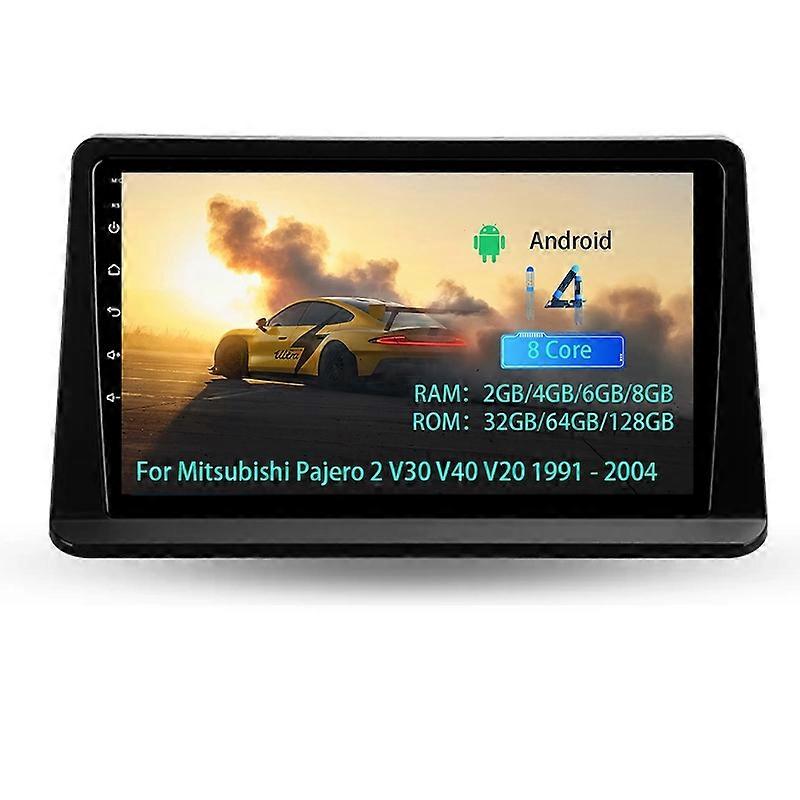 Car Radio For Mitsubishi Pajero 2 V30 V40 V20 1991 - 2004 Multimedia Player GPS CarPlay Android Auto