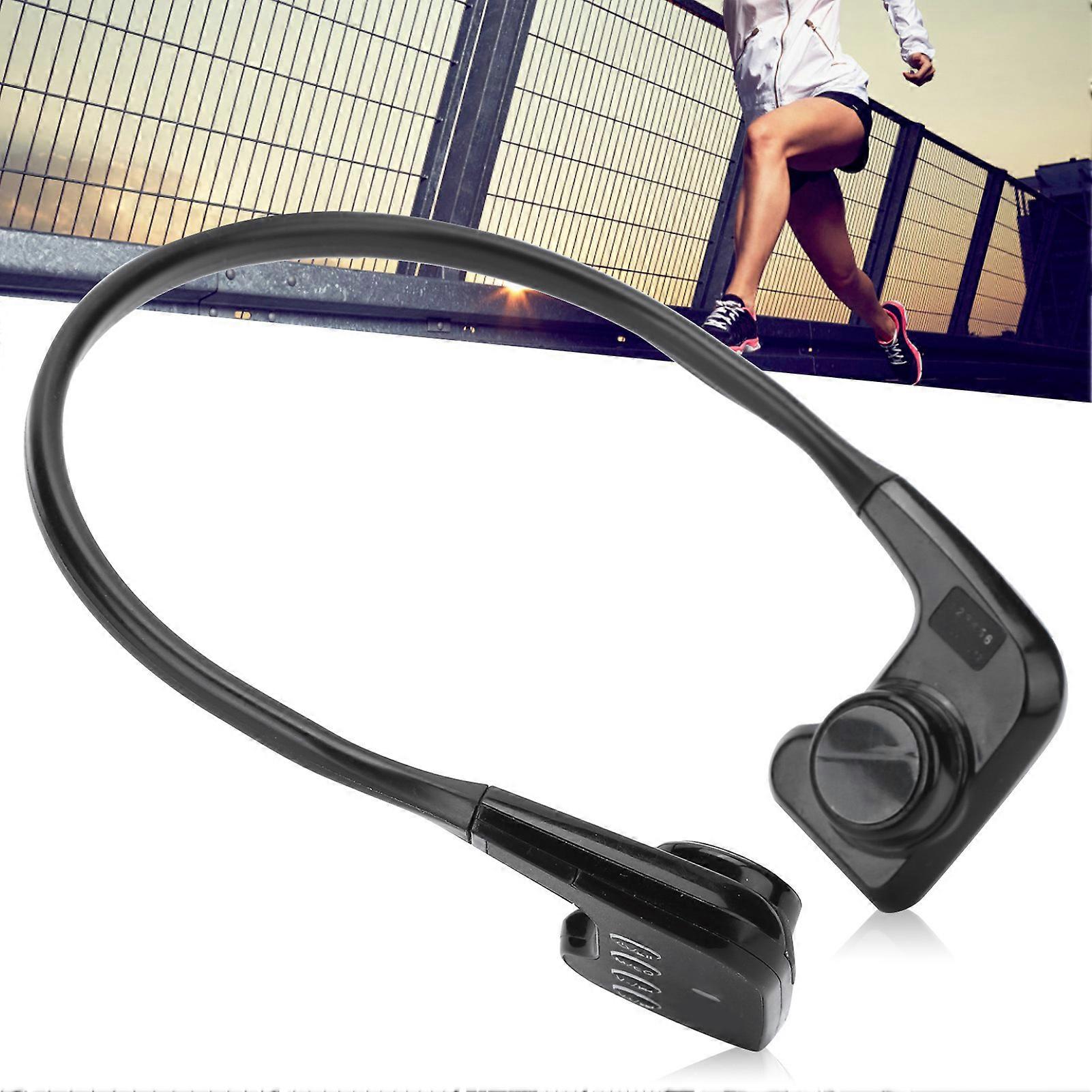 Waterproof H905 Bone Conduction Earphones MP3 Player 8GB Black