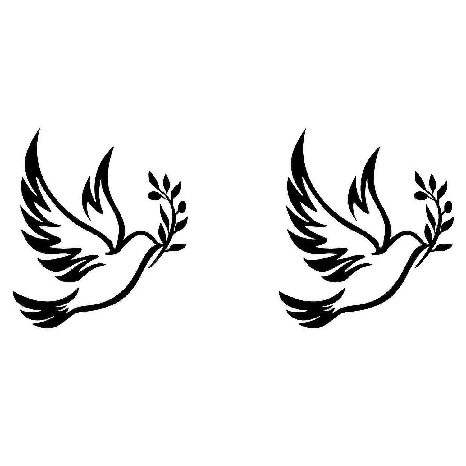 של שלום ענף זית אמנות קיר מתכת