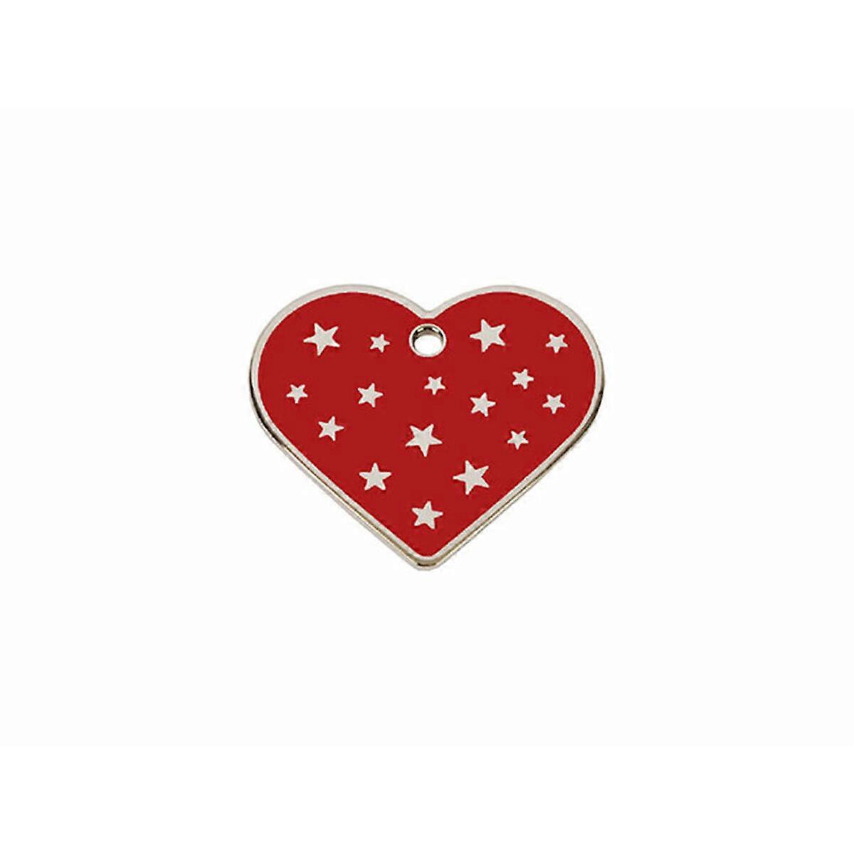 Identification plate Imarc PetScribe Passion Red Silver