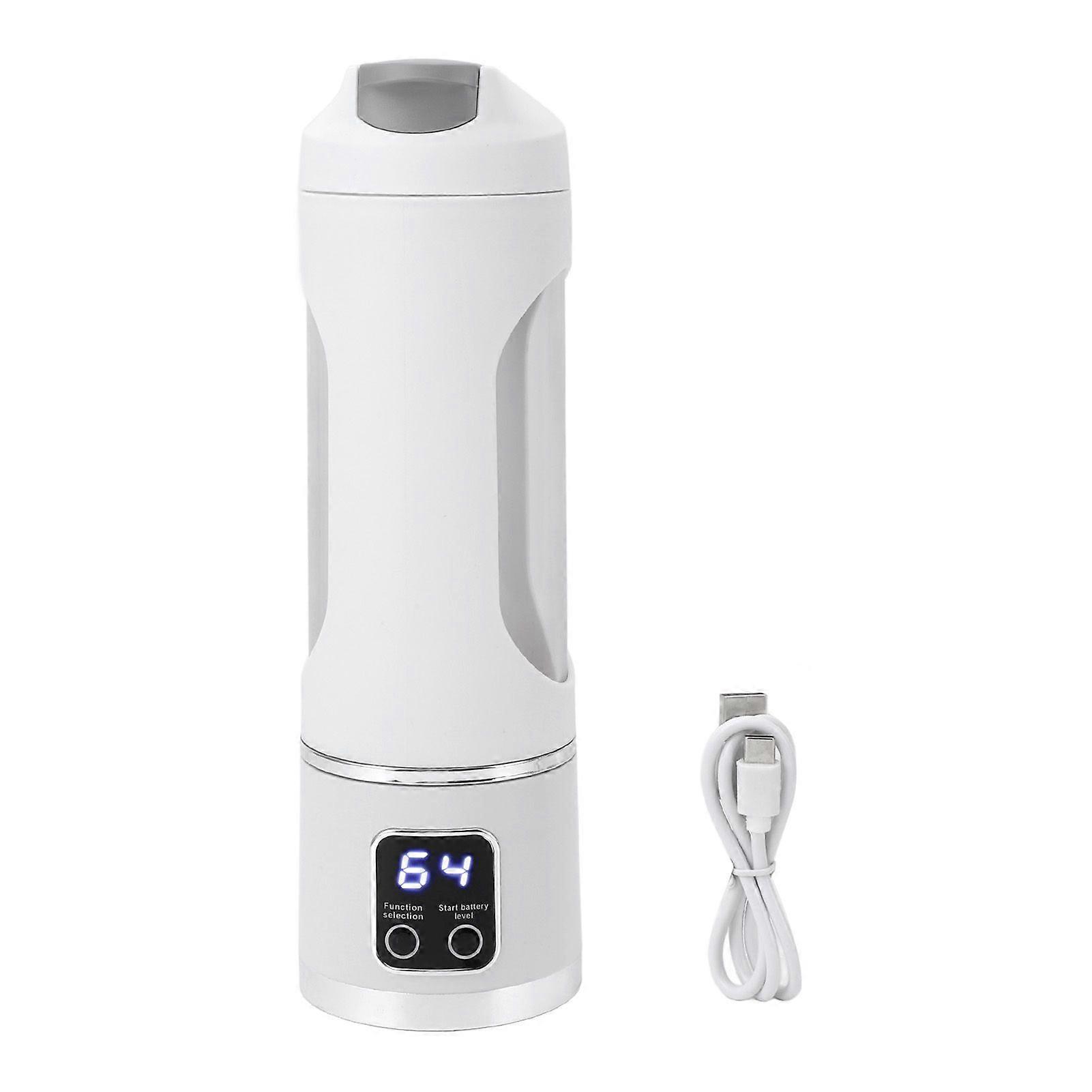 Portable Juicer Cup 450ml USB Rechargeable Powerful Blending Performance Travel Electric Blender for Home Kitchen Office