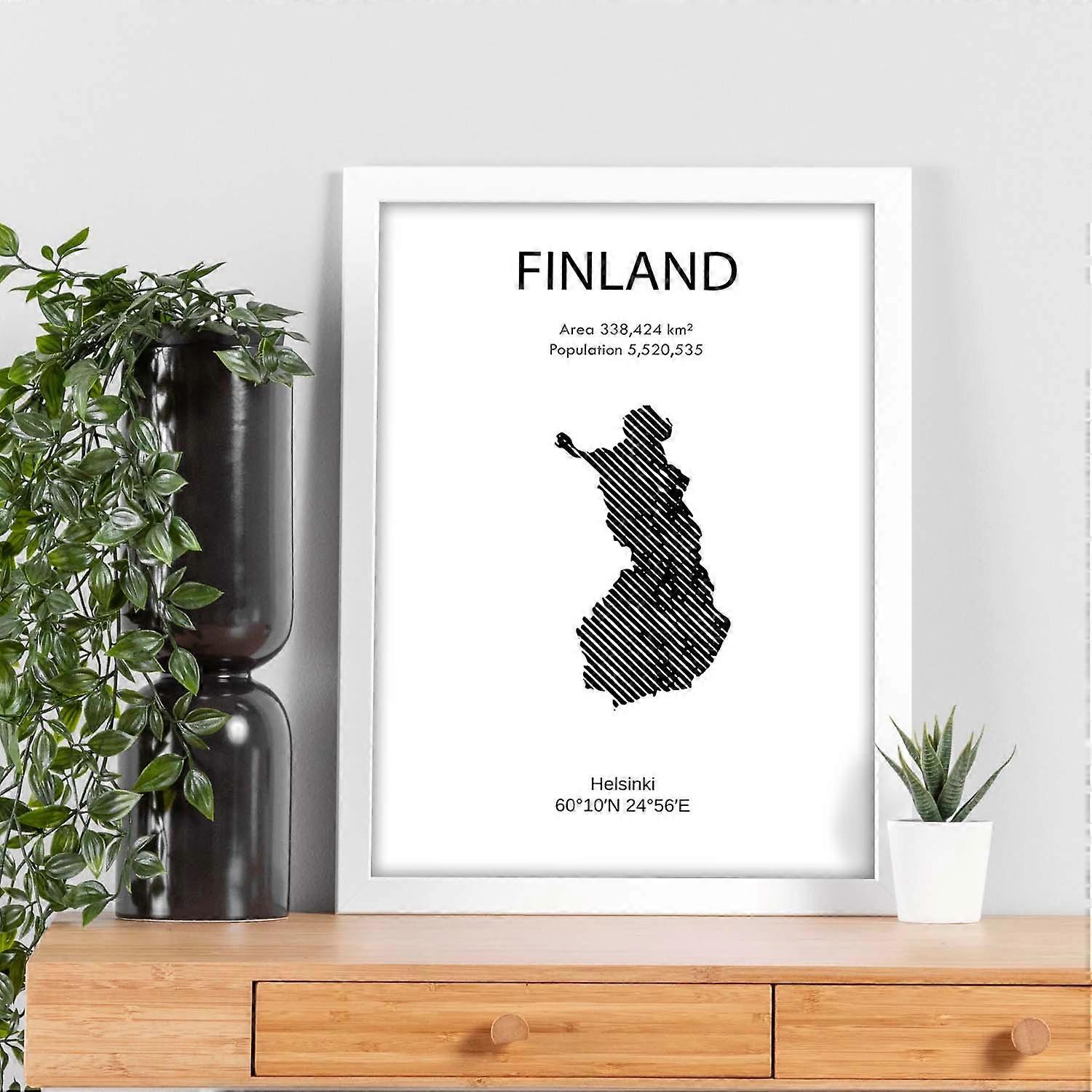Finlande Monde Imprimer
