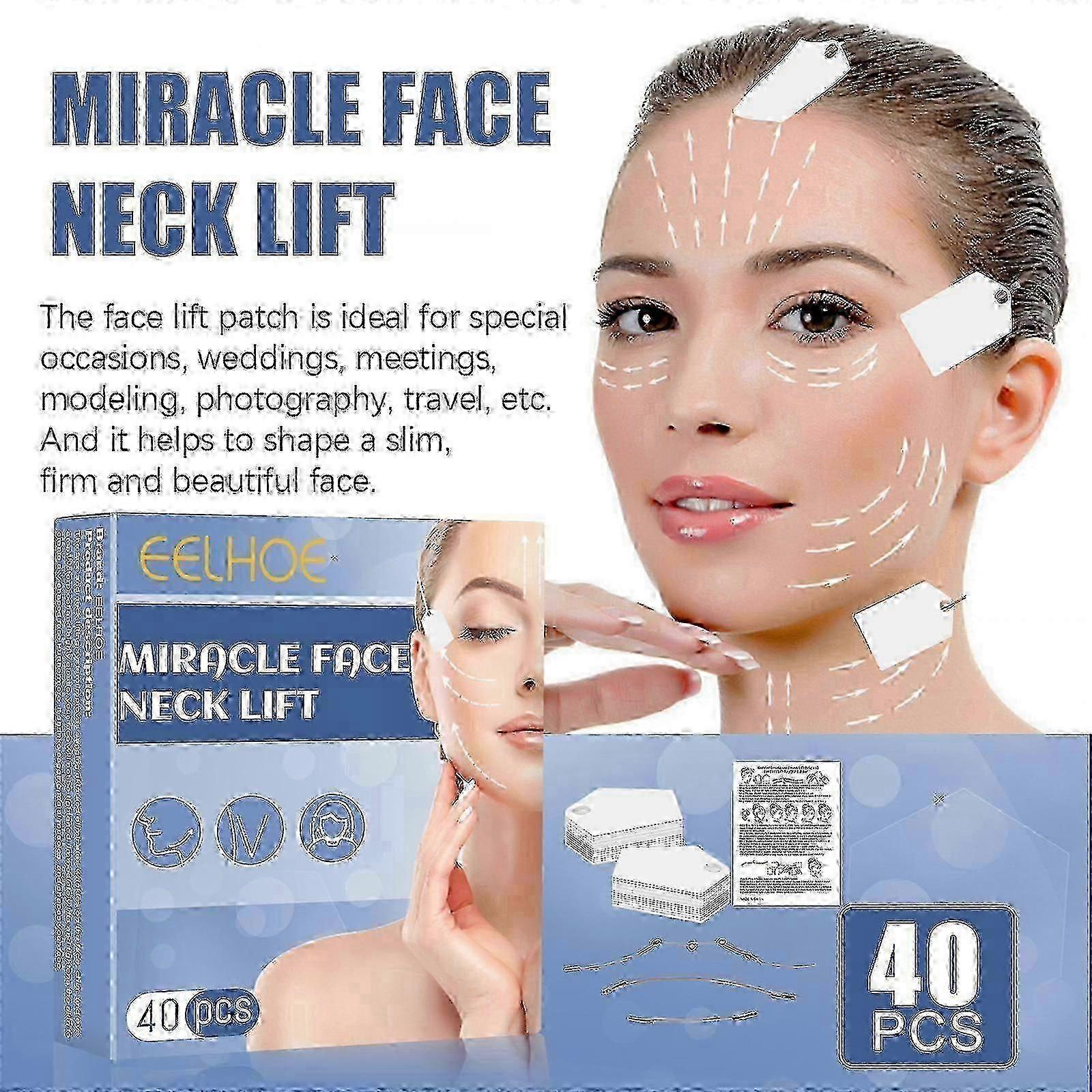 eelhoe face lifter V-shaped face lifter strap shaping sticker face tightening chin lifte