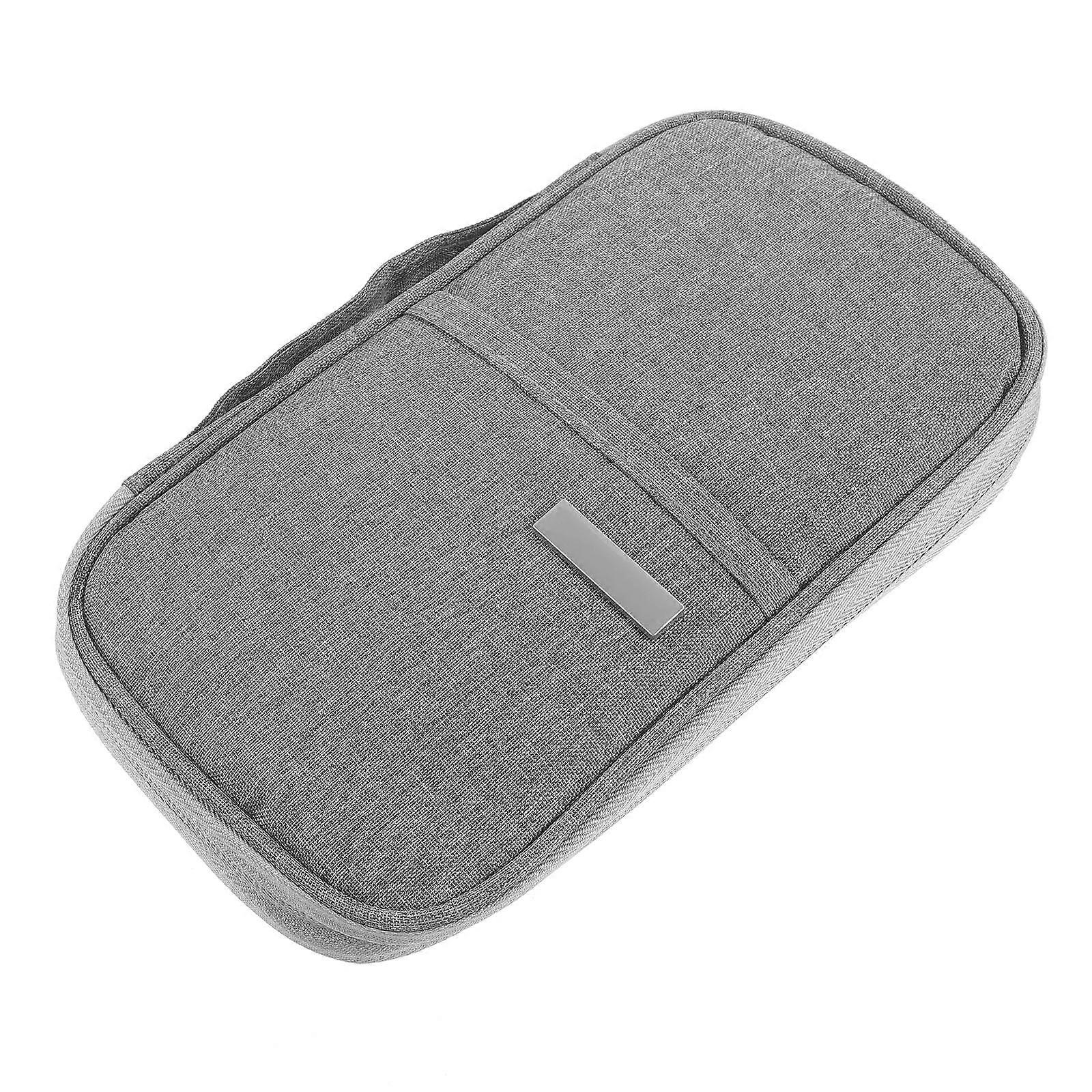 Passport Holder Travel Document Wallet Organizer Waterproof 1piece Grey