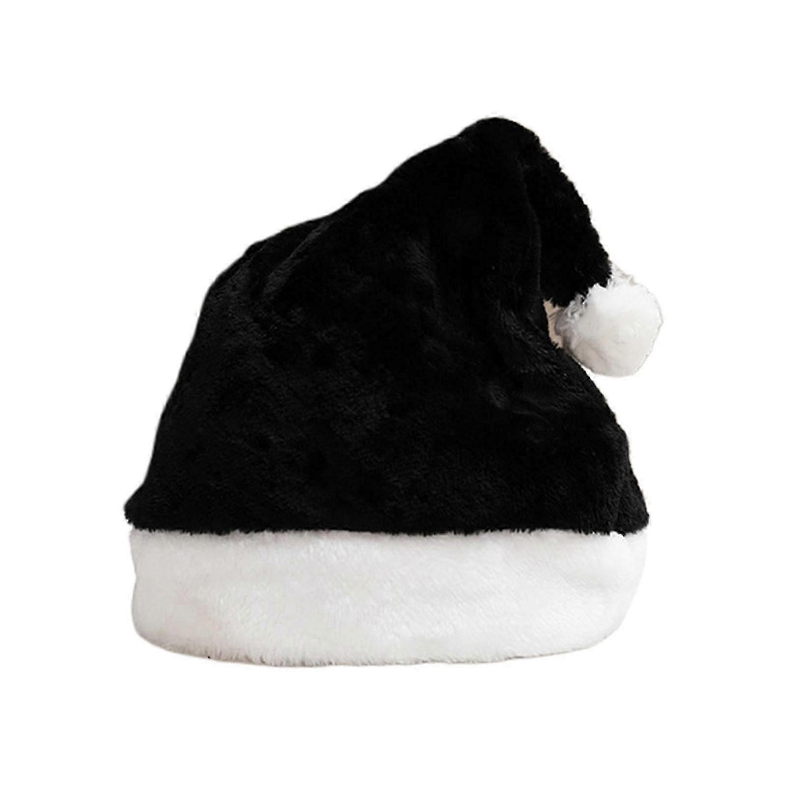 Christmas Hat Unisex Adult Kids Santa Hat Xmas Holiday Hat for Festive Party New Year Gift Decor Multi Color Hat lake blue