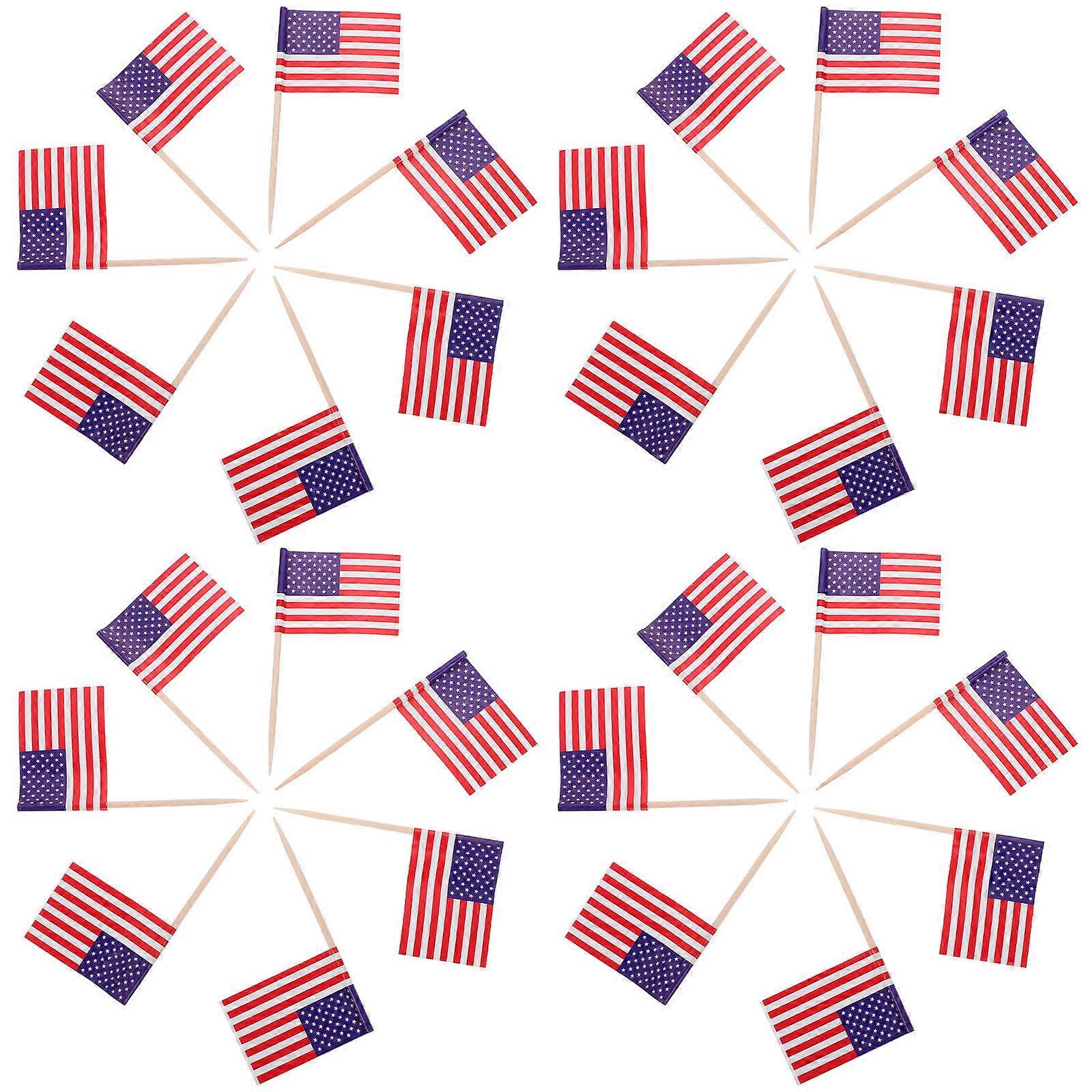 Multi-Function Decorative Toothpick Flags for Decoration 200Pcs Cupcake Accessories
