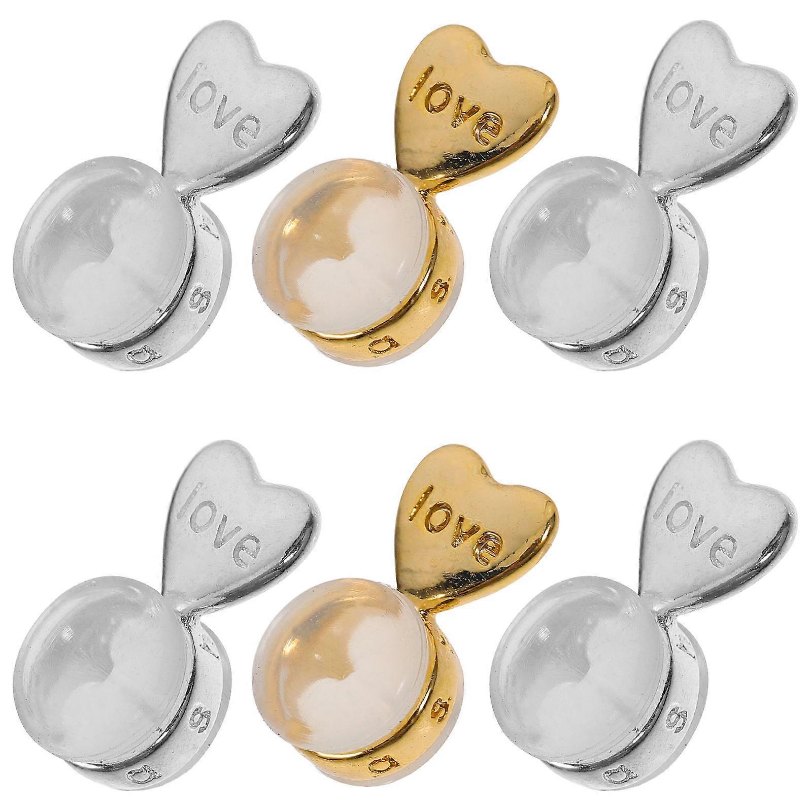 Silicone Earring Backs for Locking 6Pcs Replacement Pierced Studs in Multi Colors